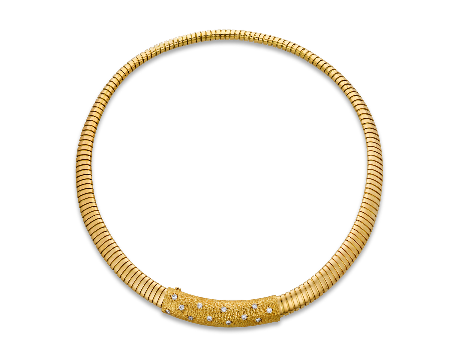 Van Cleef & Arpels Tubogas Gold Necklace