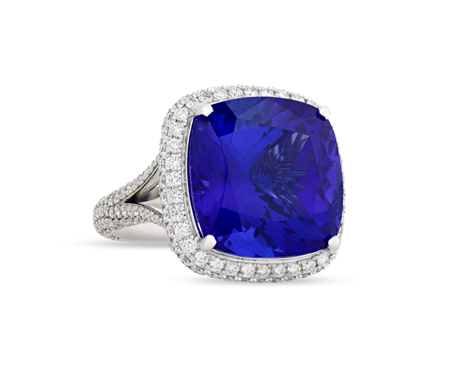 Tanzanite Convertible Pendant Ring, 22.43 Carats