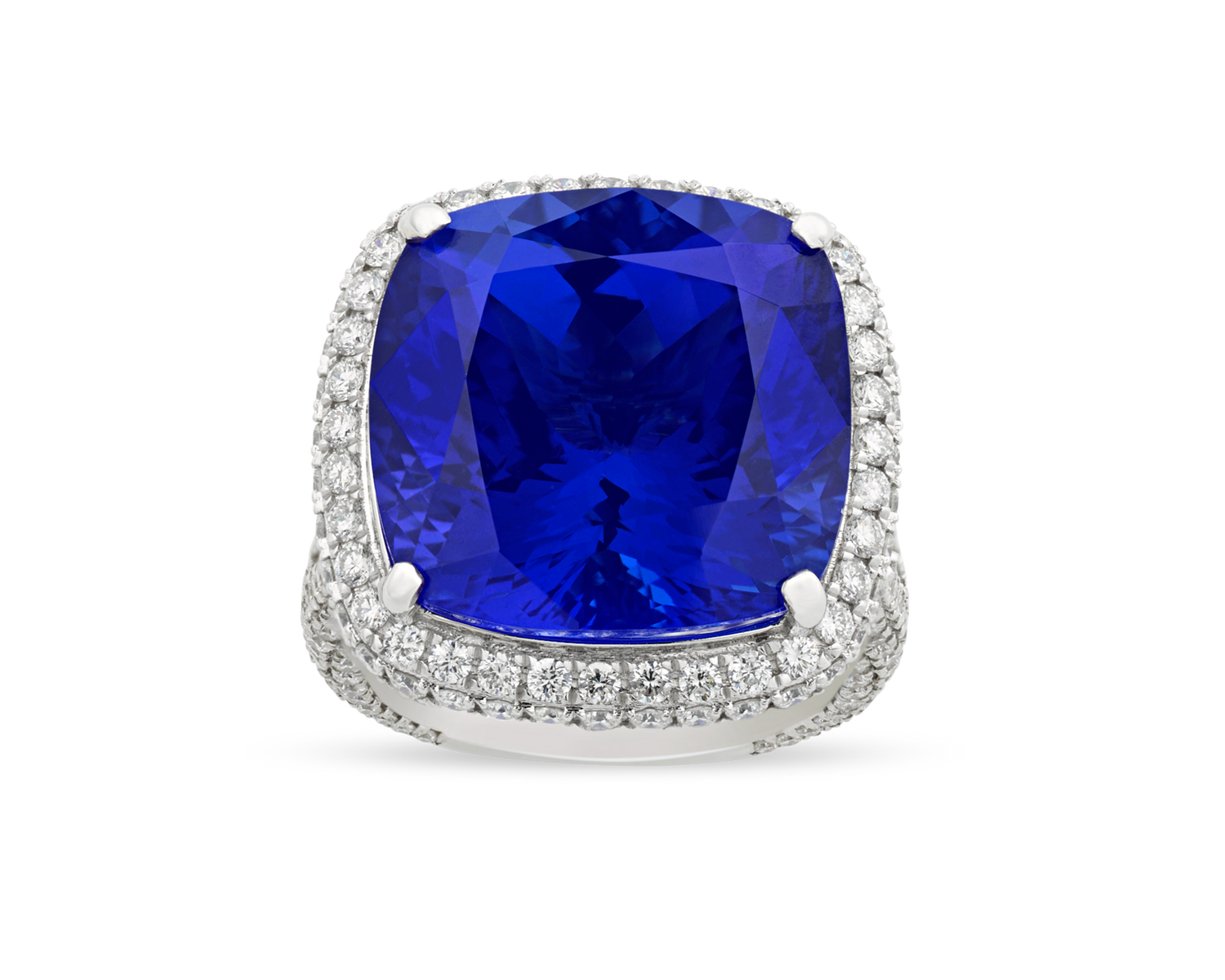 Tanzanite Convertible Pendant Ring, 22.43 Carats