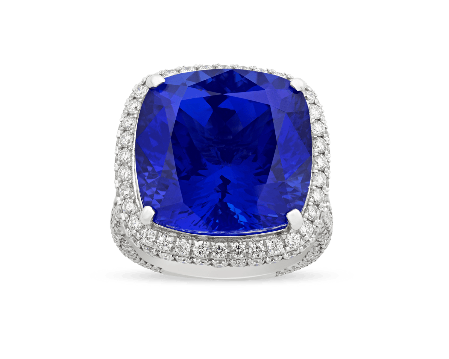Tanzanite Convertible Pendant Ring, 22.43 Carats