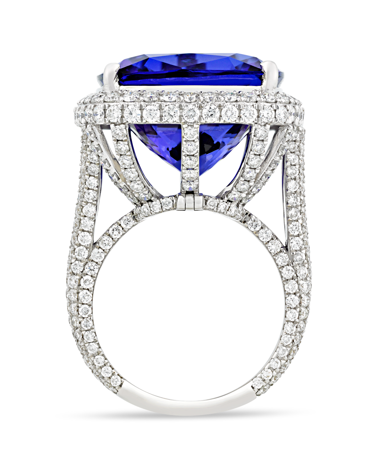 Tanzanite Convertible Pendant Ring, 22.43 Carats