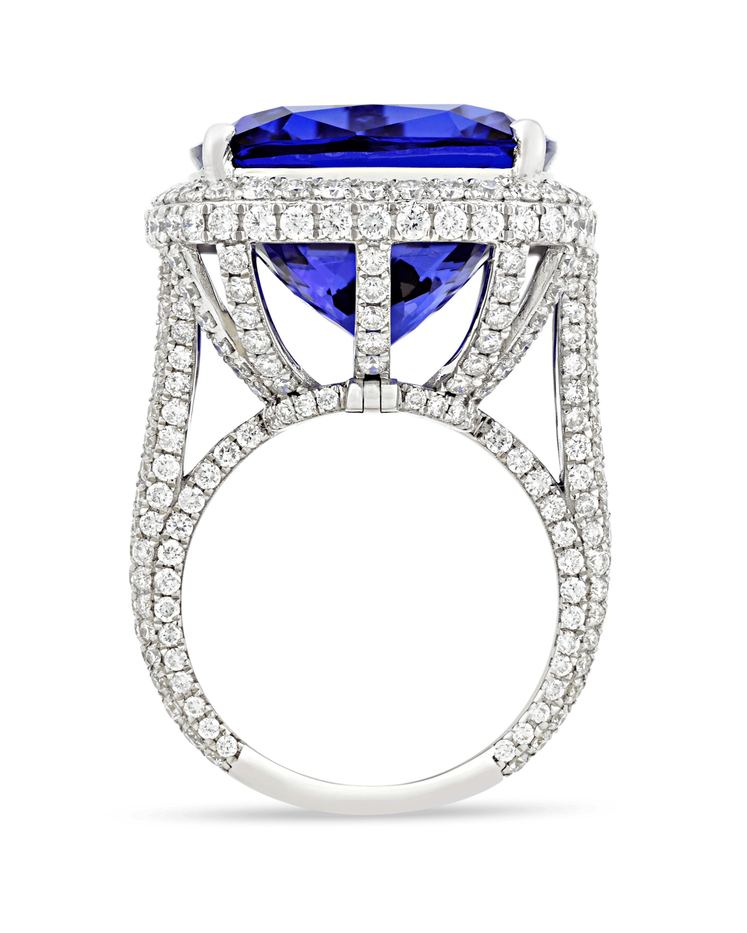 Tanzanite Convertible Pendant Ring, 22.43 Carats