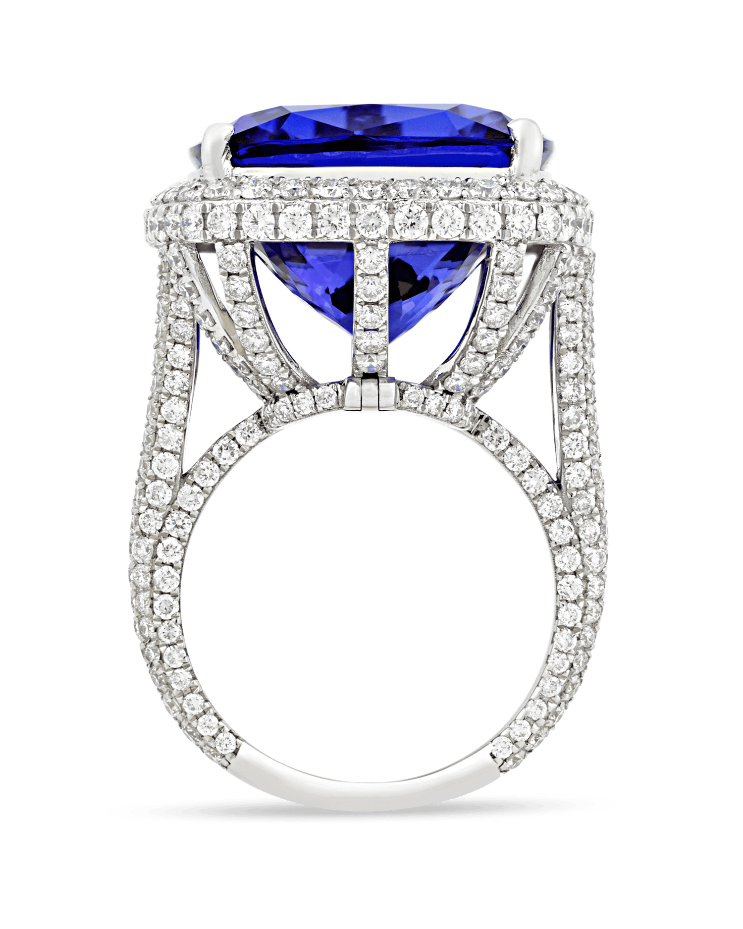 Tanzanite Convertible Pendant Ring, 22.43 Carats