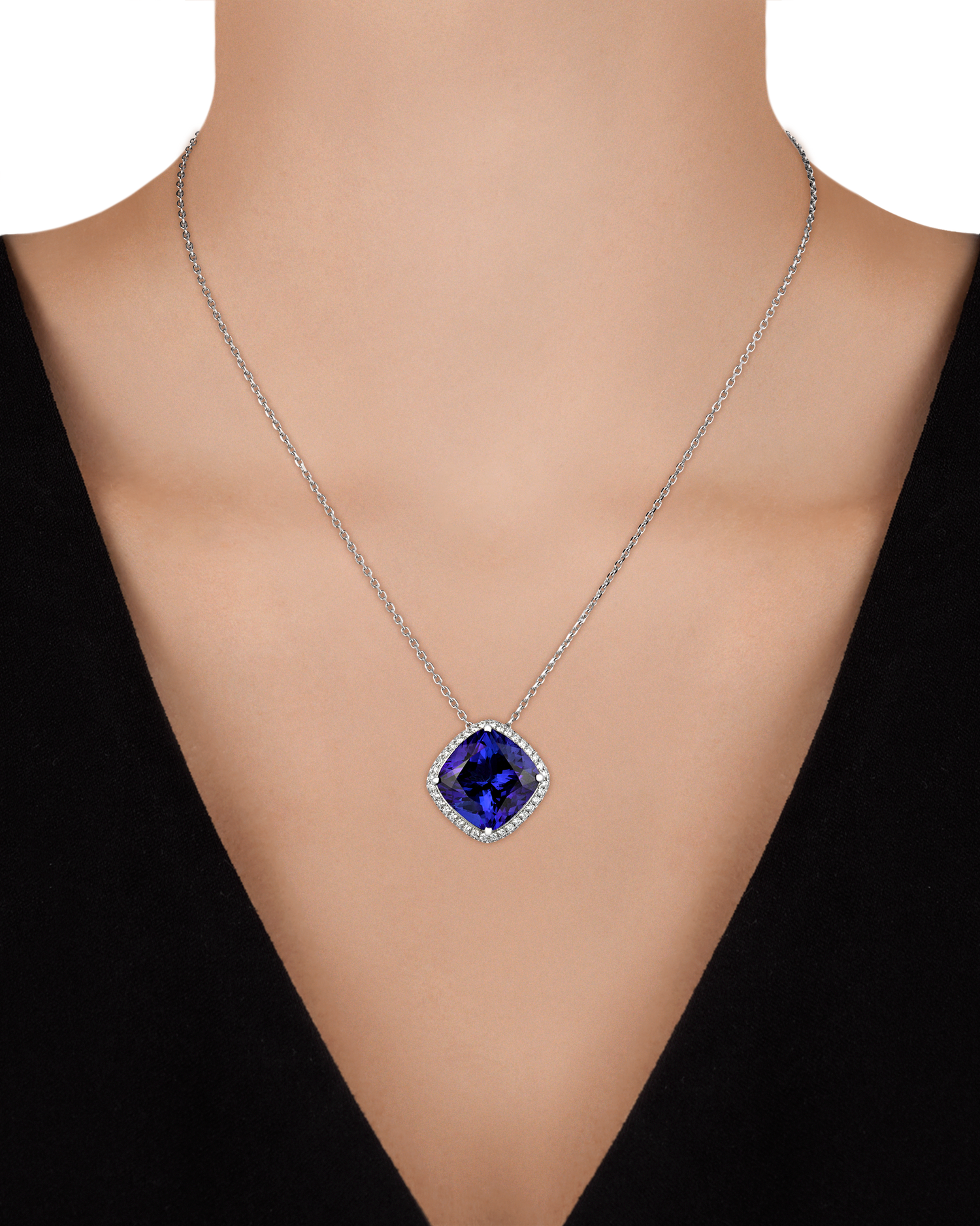 Tanzanite Convertible Pendant Ring, 22.43 Carats