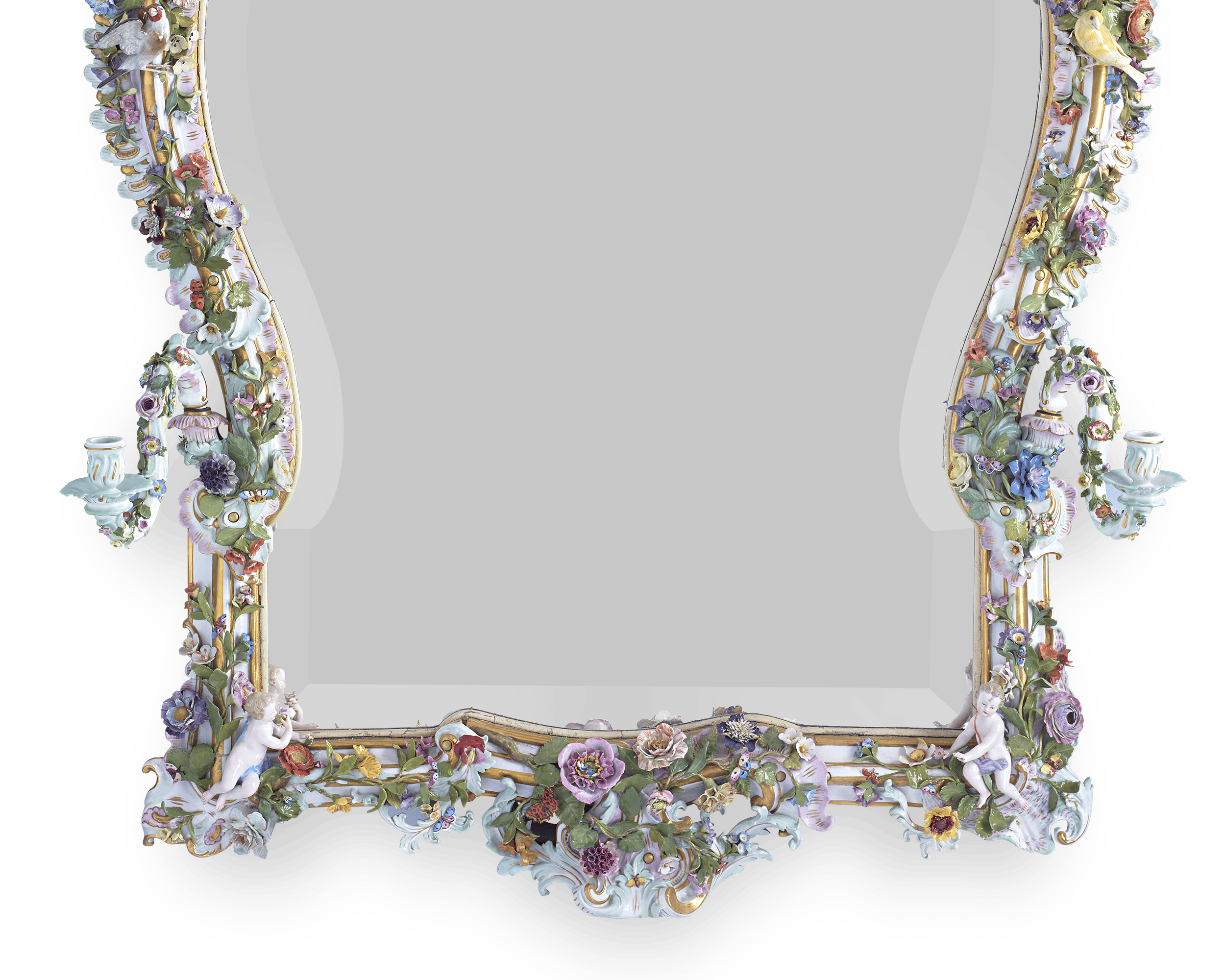 Meissen Porcelain Mirror | M.S. Rau