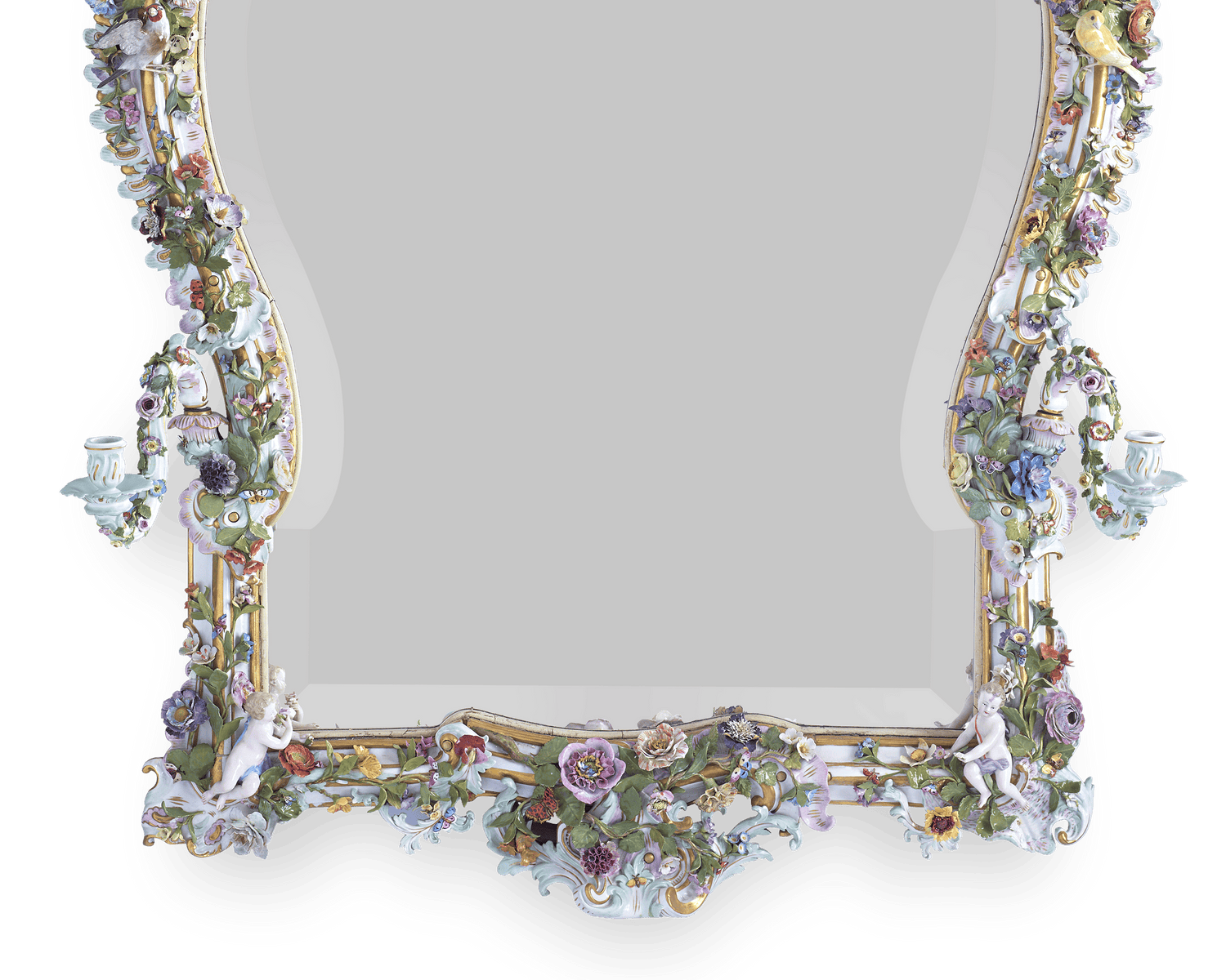 Meissen Porcelain Mirror | M.S. Rau