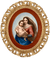 The Sistine Madonna Porcelain Plaque by KPM