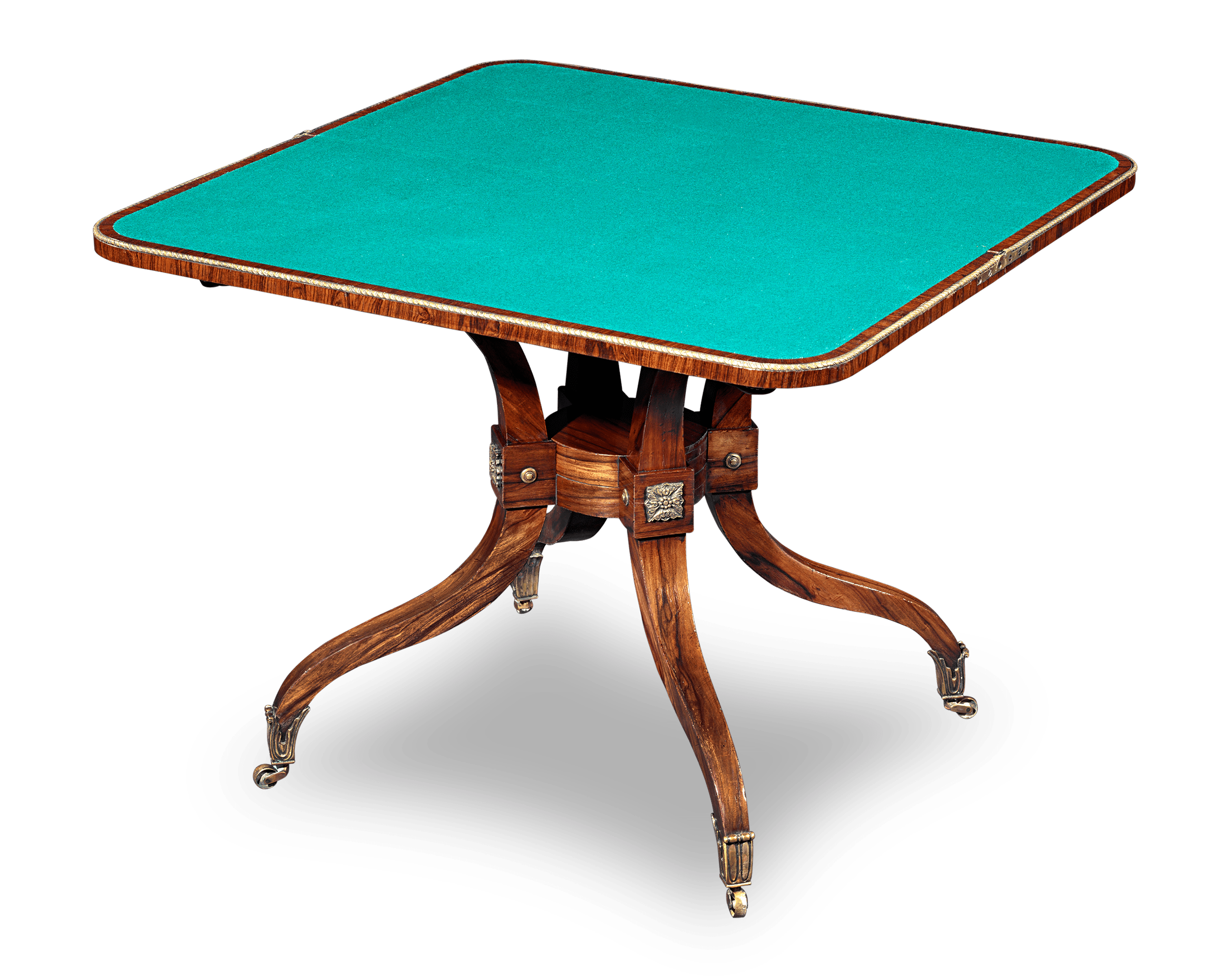 Regency-Period Rosewood Card Tables