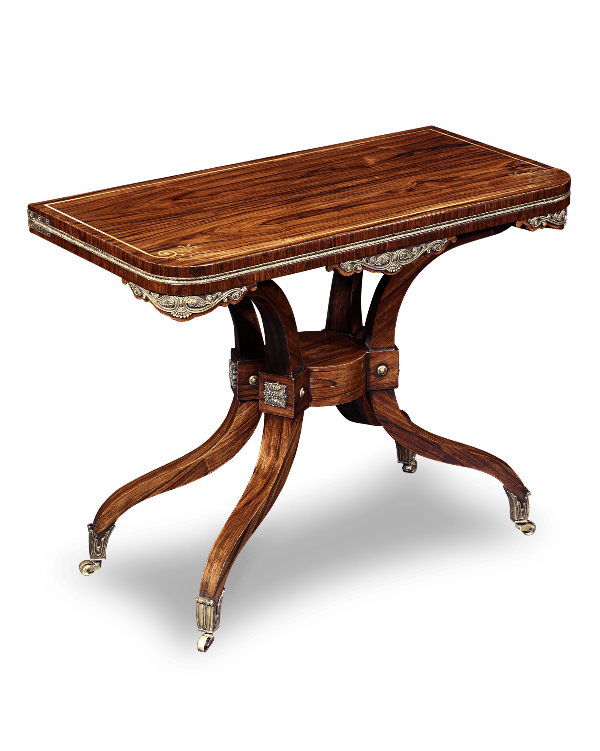 Regency-Period Rosewood Card Tables