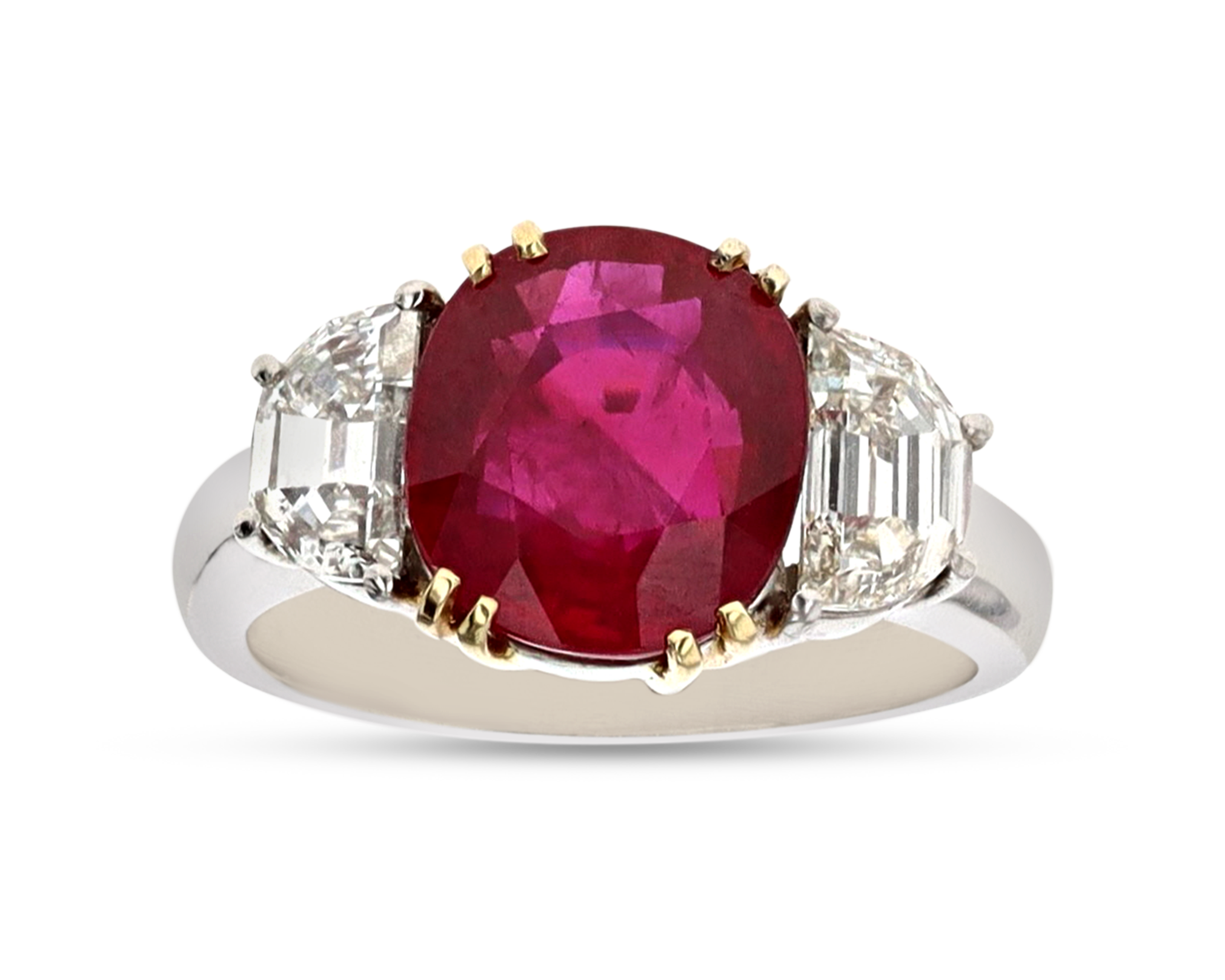 Burma Ruby Ring, 4.07 Carats