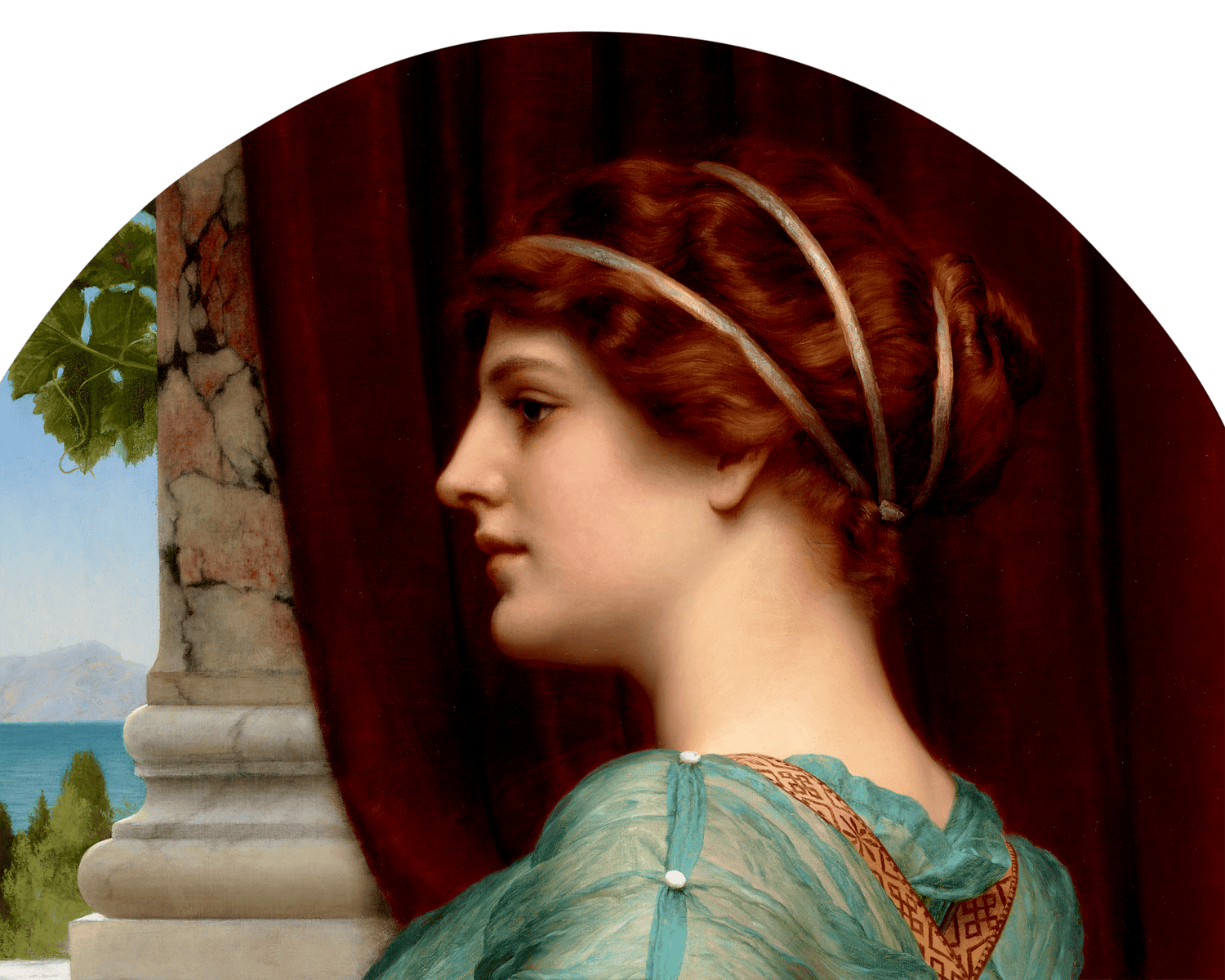 A Pompeian Lady by John William Godward