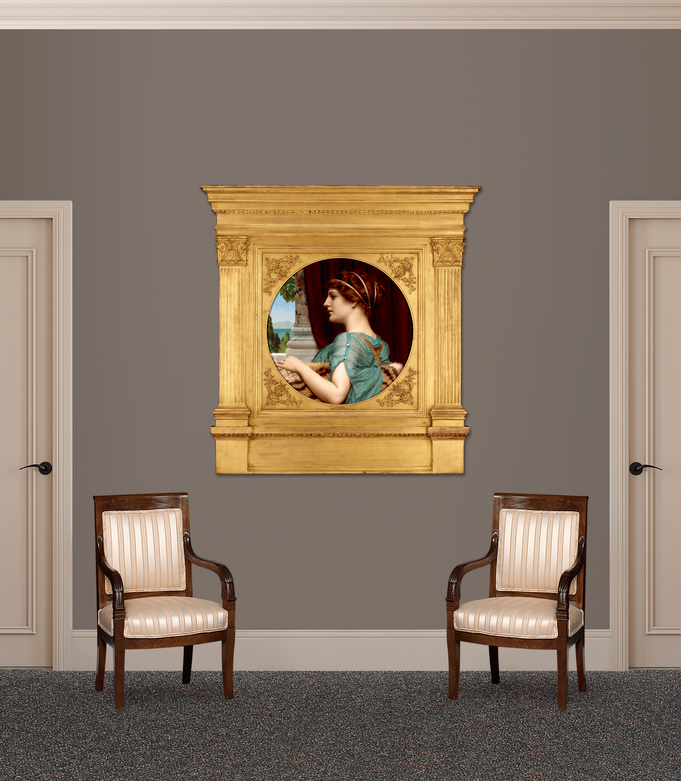 A Pompeian Lady by John William Godward