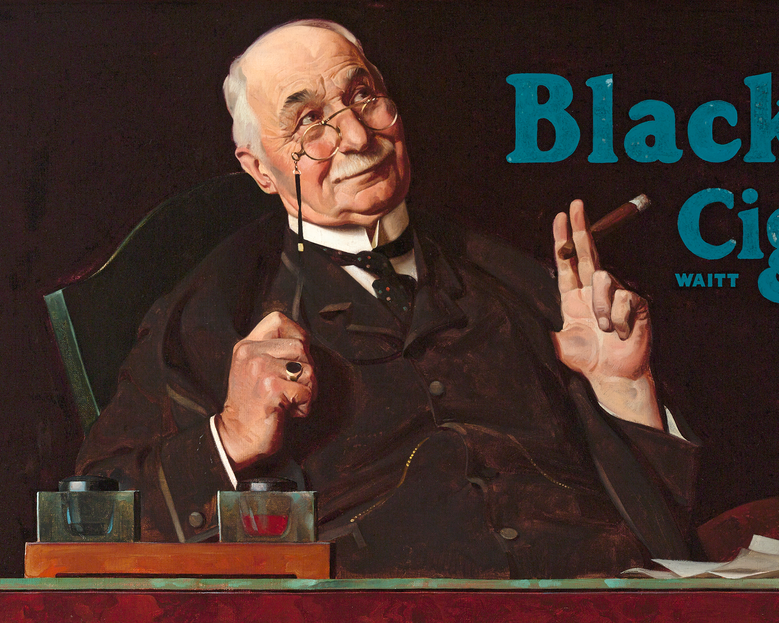 Blackstone Cigars by Norman Rockwell