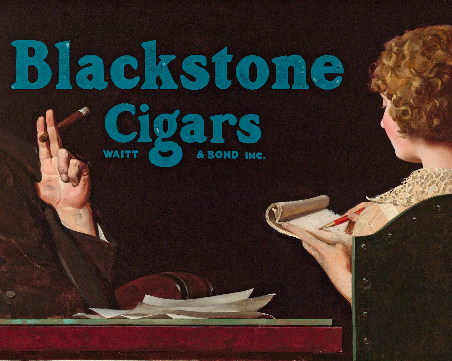 Blackstone Cigars by Norman Rockwell