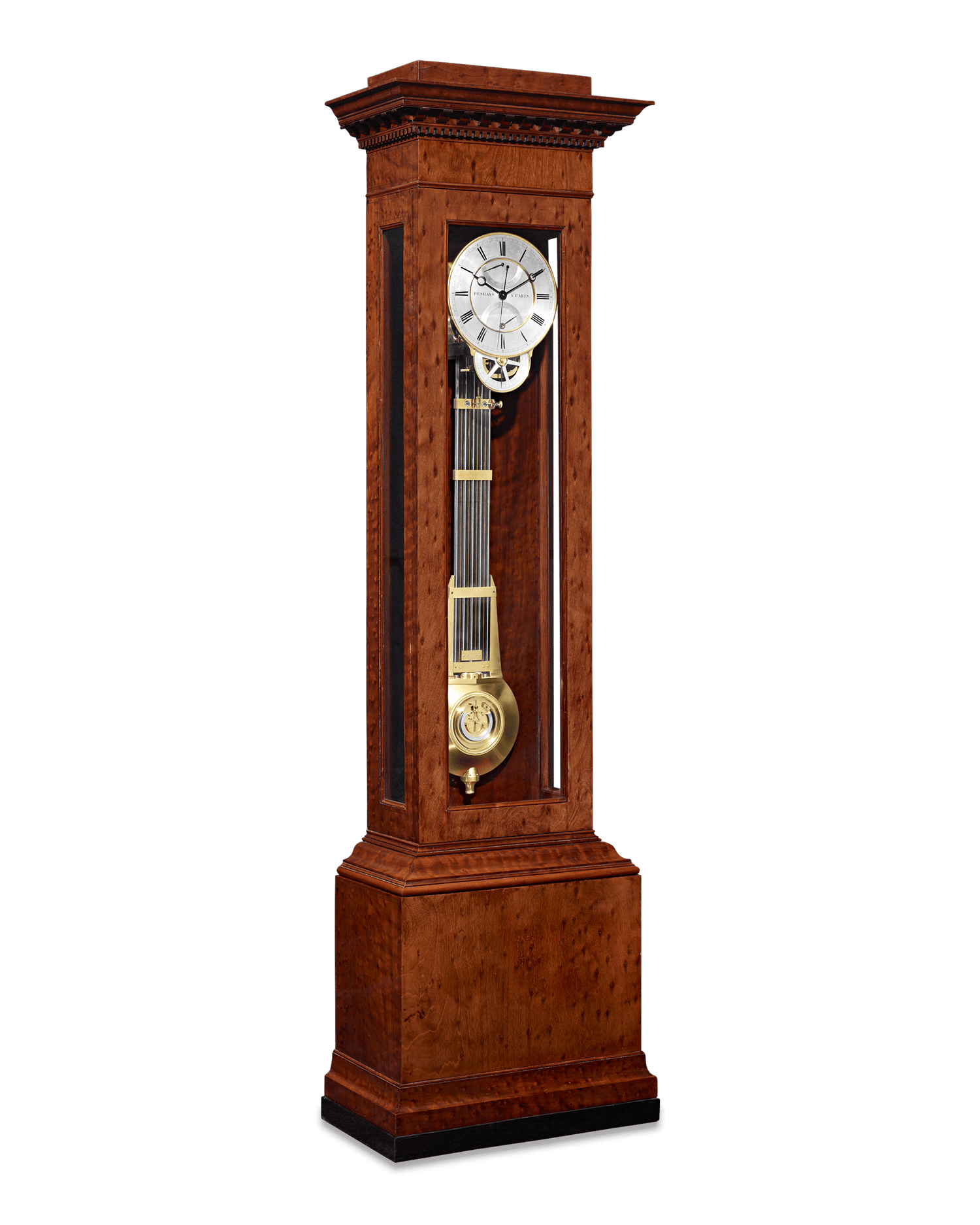 Month-Going Regulator Clock by Deshays à Paris