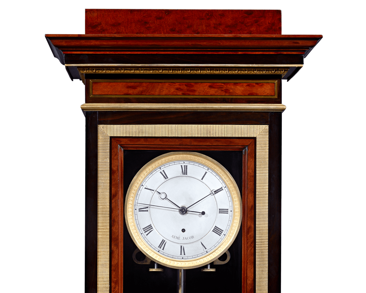 Month-Going Regulator Clock by Jean-Aimé Jacob and Adam Weisweiler