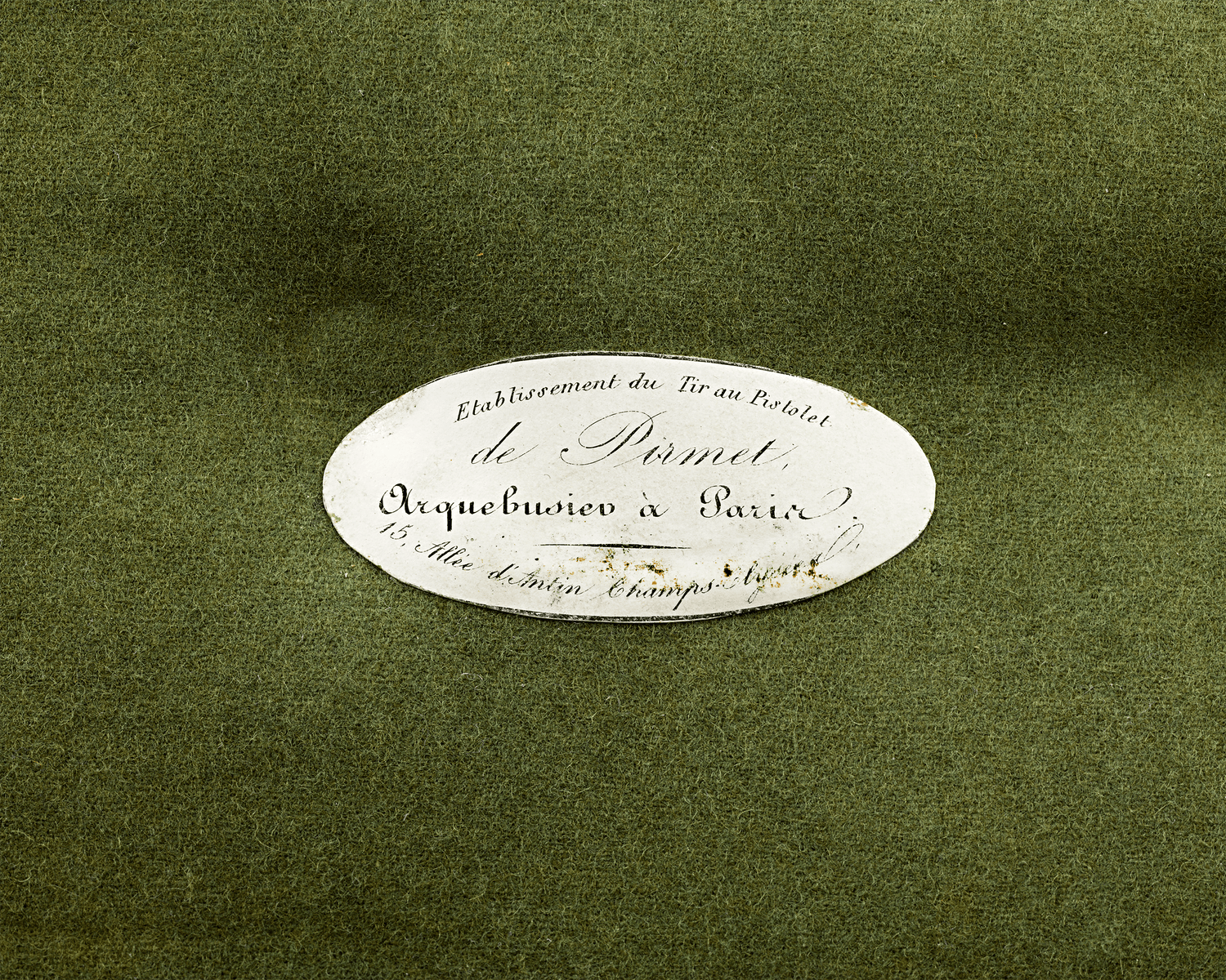 Cased Percussion Pistols by Pirmet à Paris