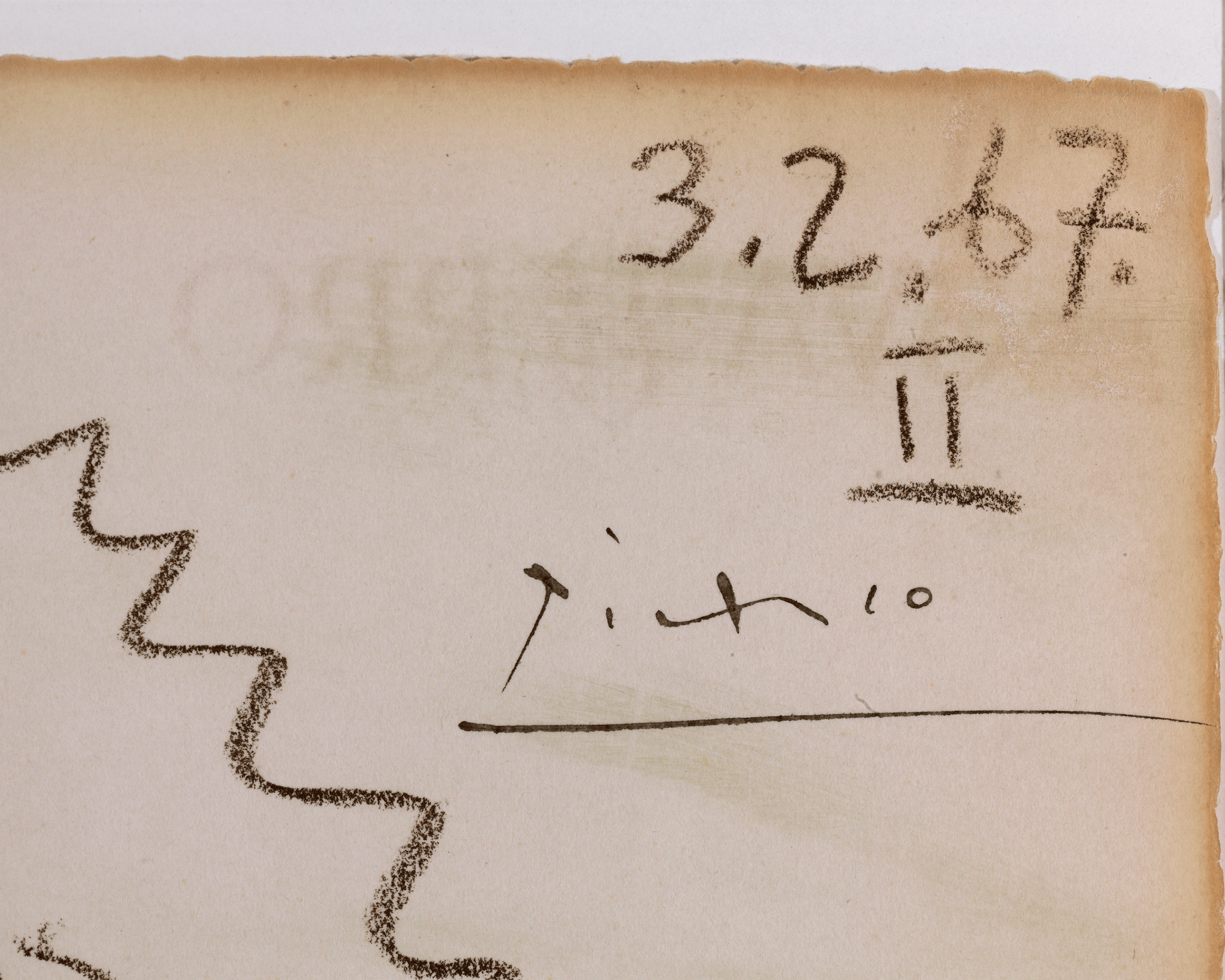 Homme à l'agneau, mangeur de pastèque et flûtiste by Pablo