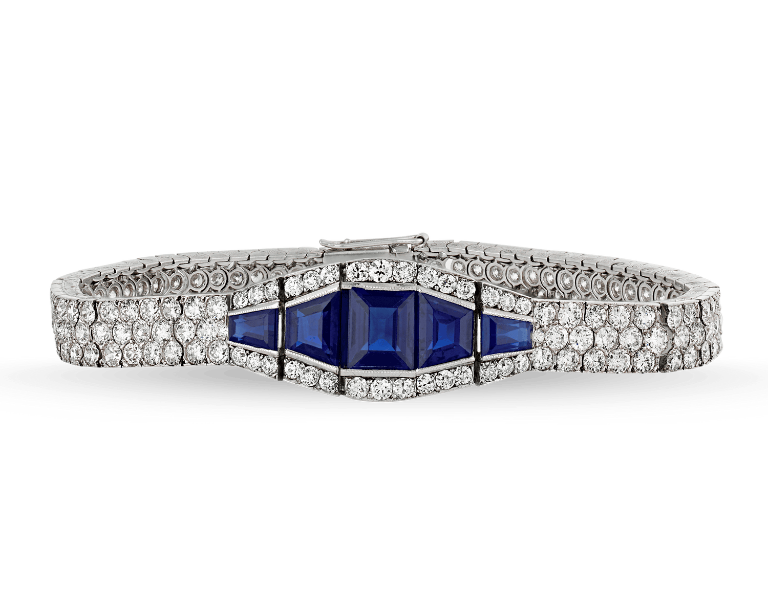 Art Deco Sapphire and Diamond Bracelet