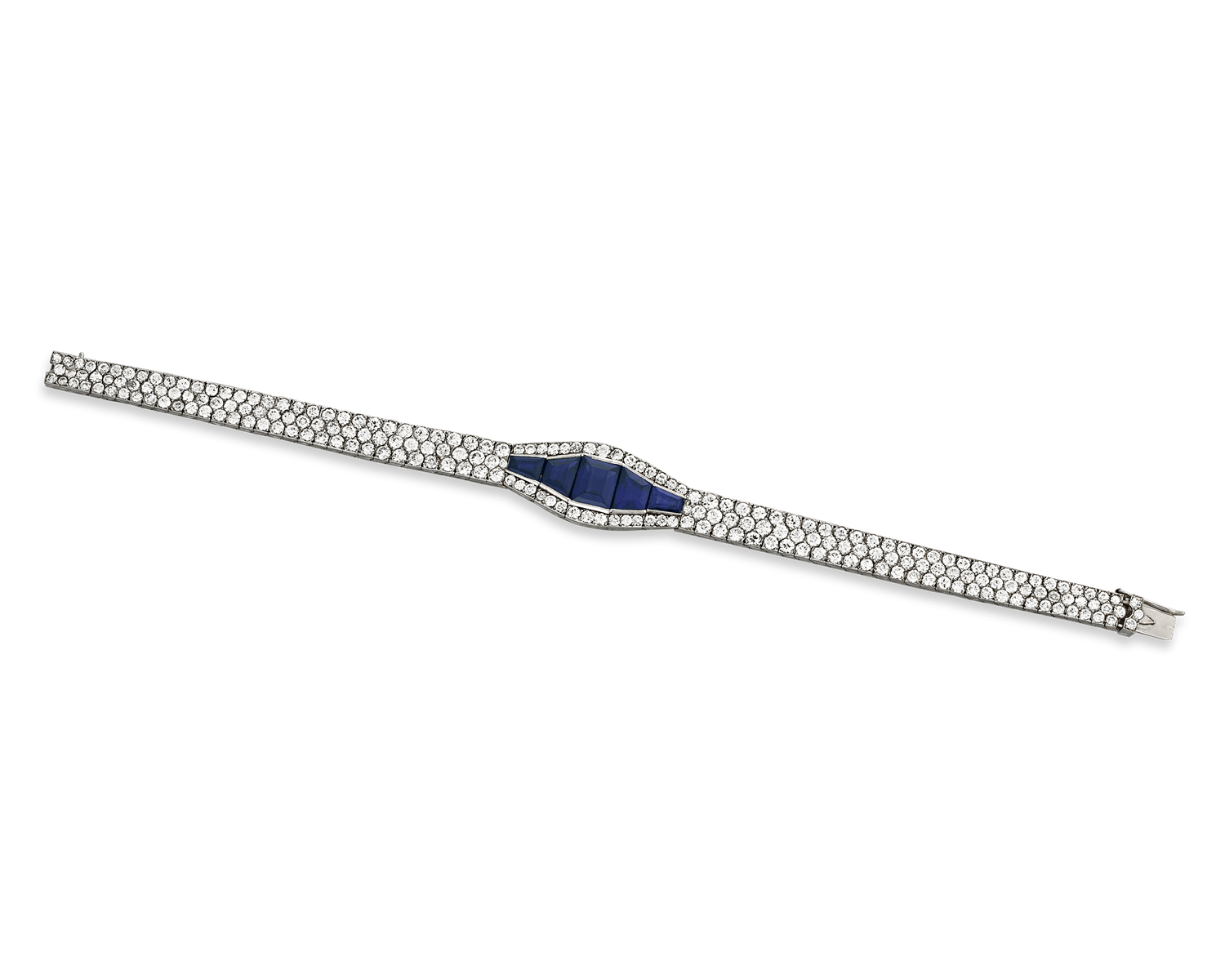 Art Deco Sapphire and Diamond Bracelet