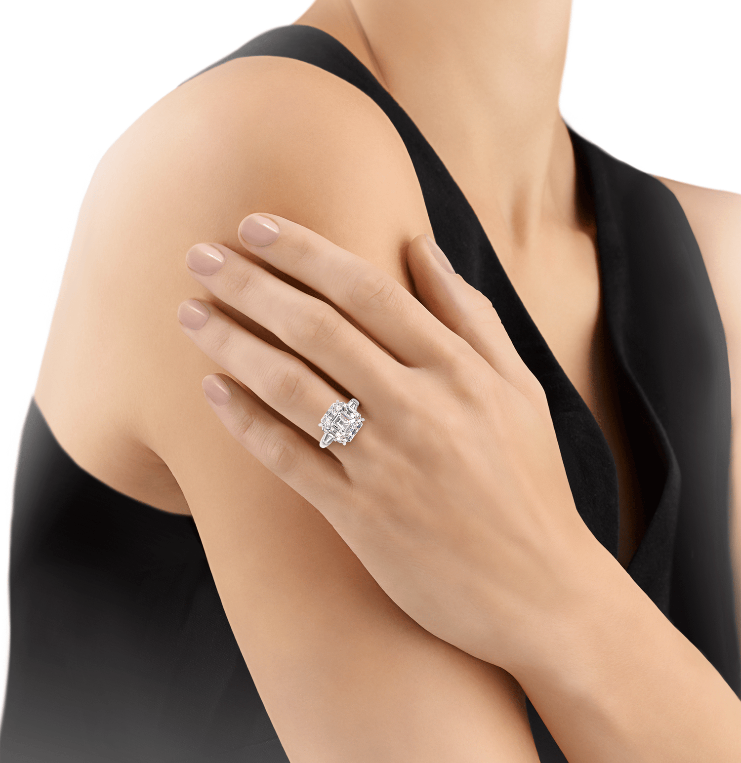 Asscher Cut Diamond Ring, 11.00 Carats