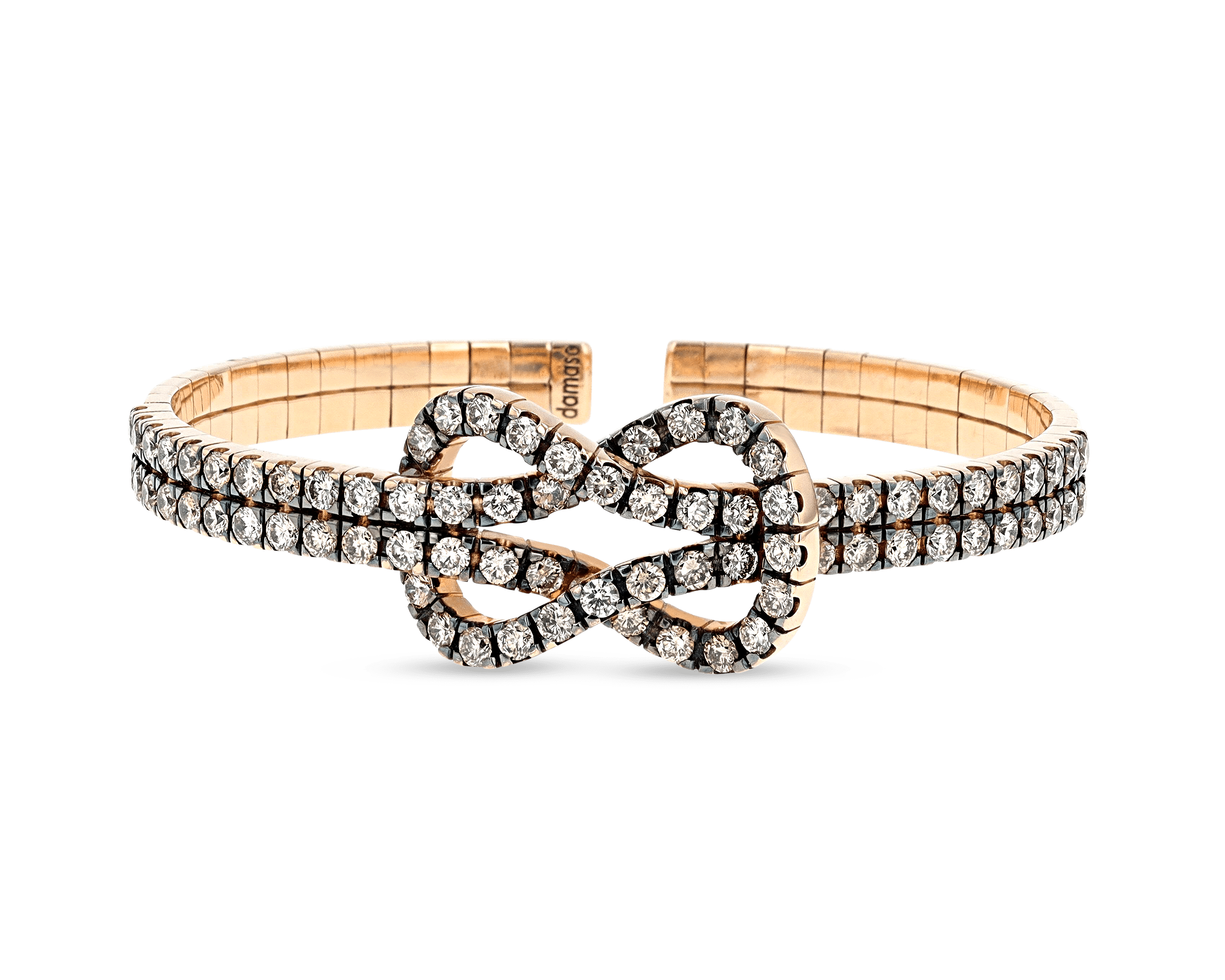 Dámaso Martinez Brown Diamond Cuff Bracelet, 5.24 Carats