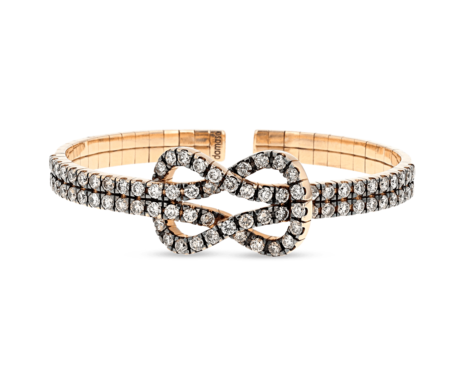 Dámaso Martinez Brown Diamond Cuff Bracelet, 5.24 Carats