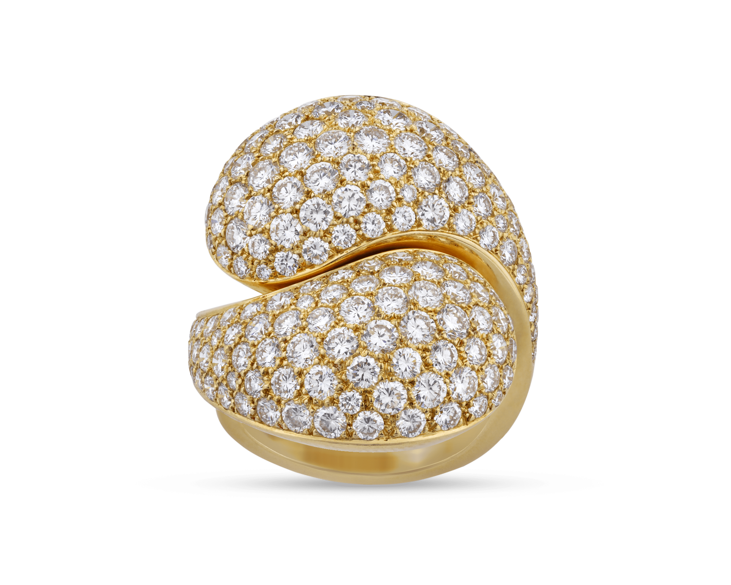 Cartier Diamond Bypass Ring