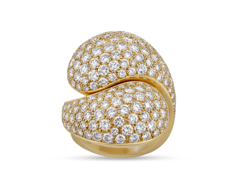 Cartier Diamond Bypass Ring