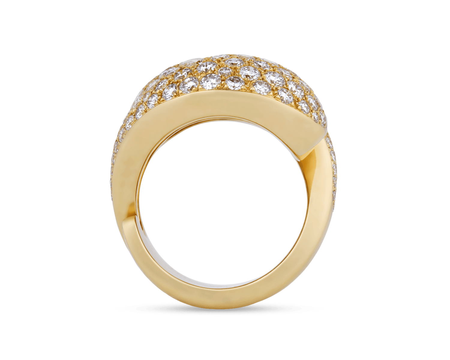 Cartier Diamond Bypass Ring