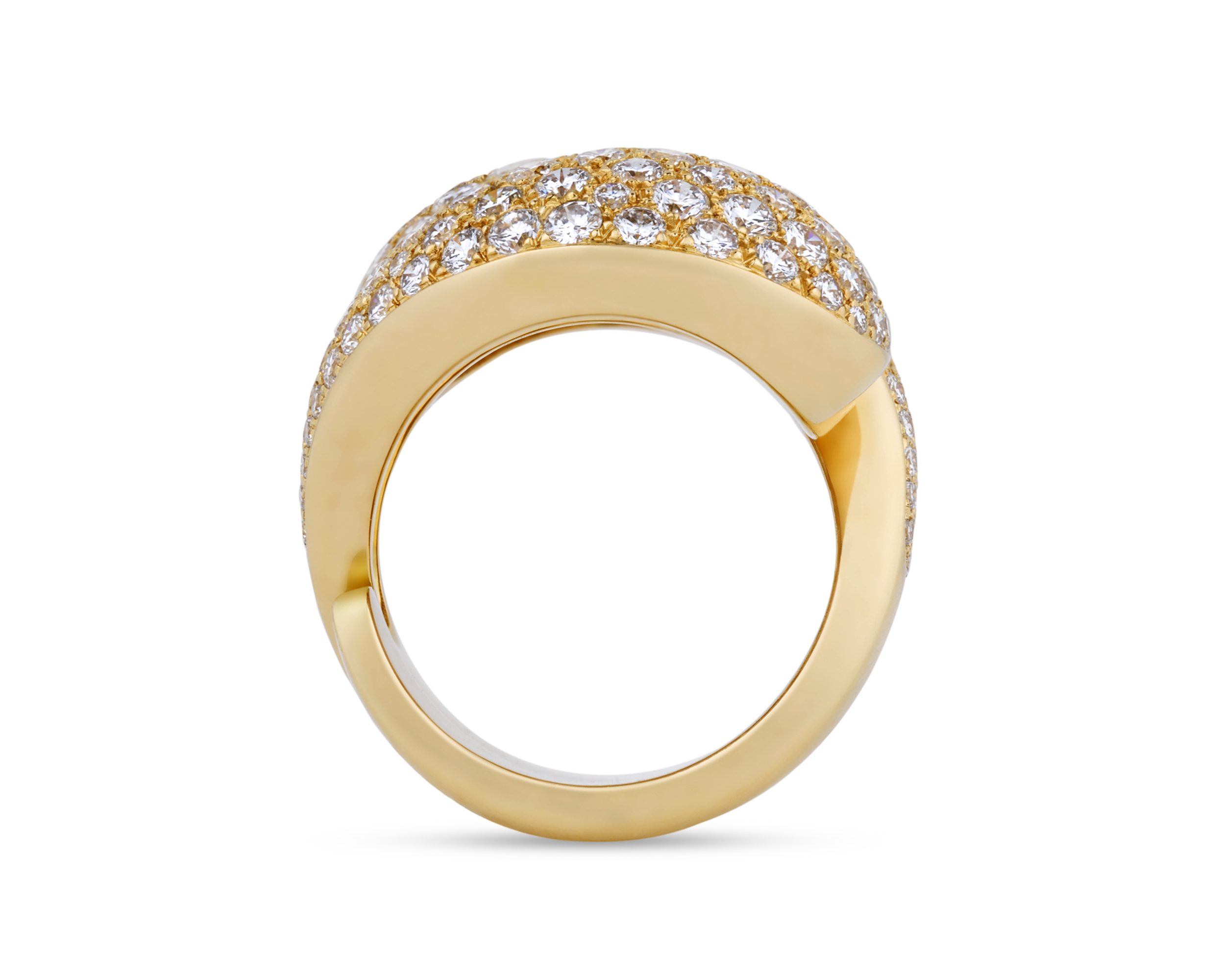 Cartier Diamond Bypass Ring