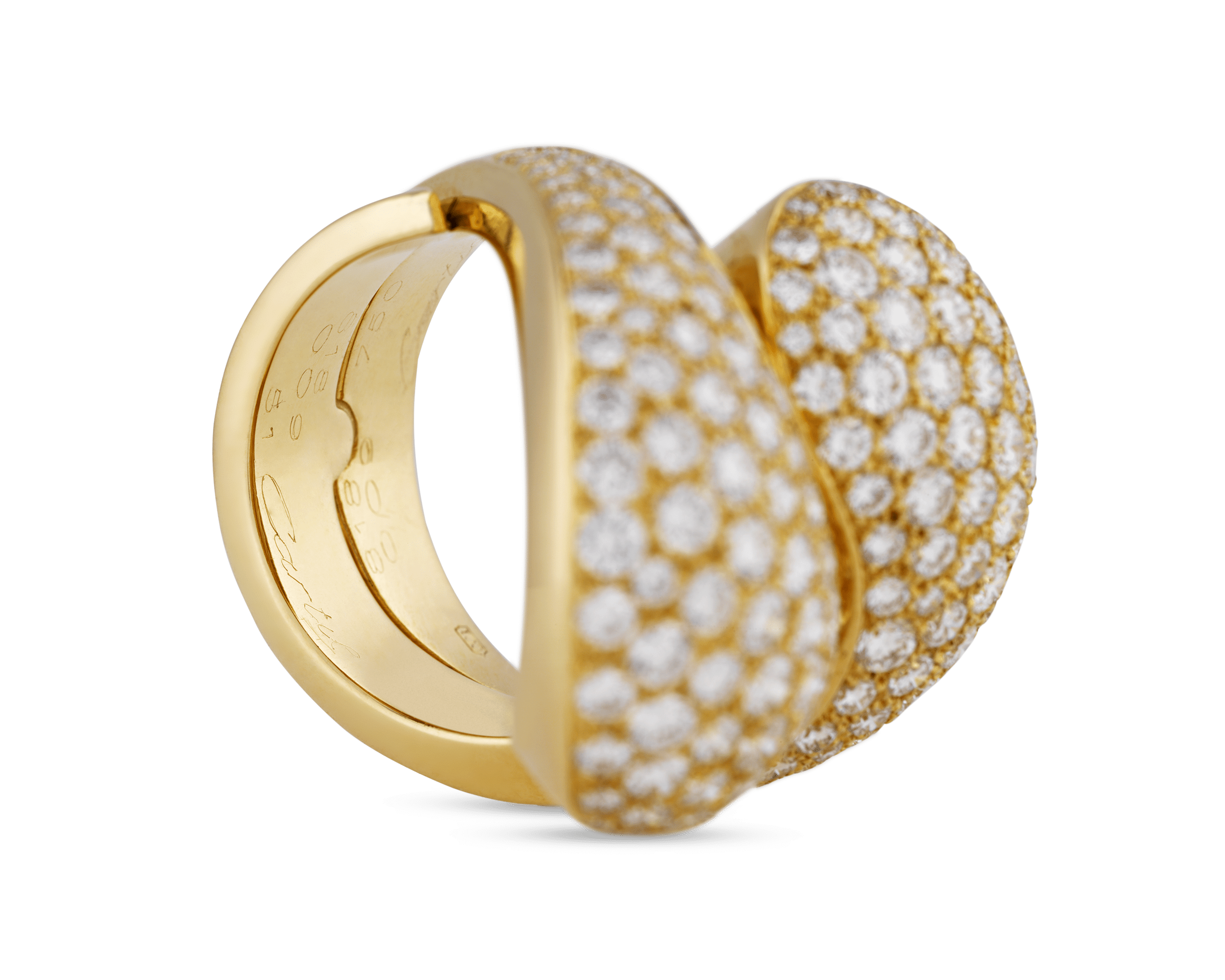 Cartier Diamond Bypass Ring