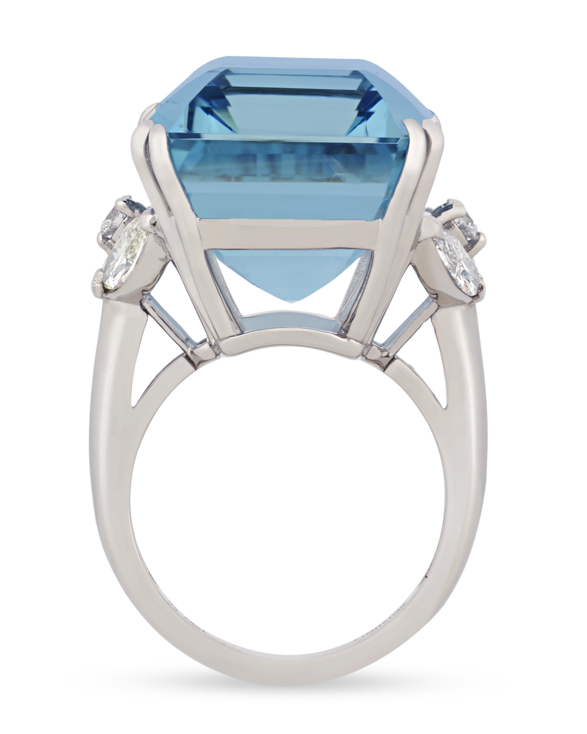 Emerald-Cut Aquamarine Ring, 43.37 Carats