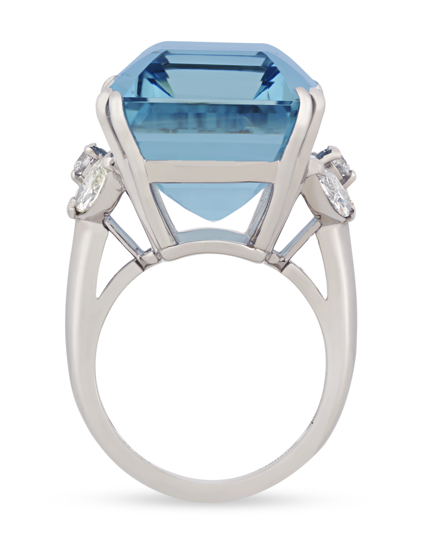 Emerald-Cut Aquamarine Ring, 43.37 Carats