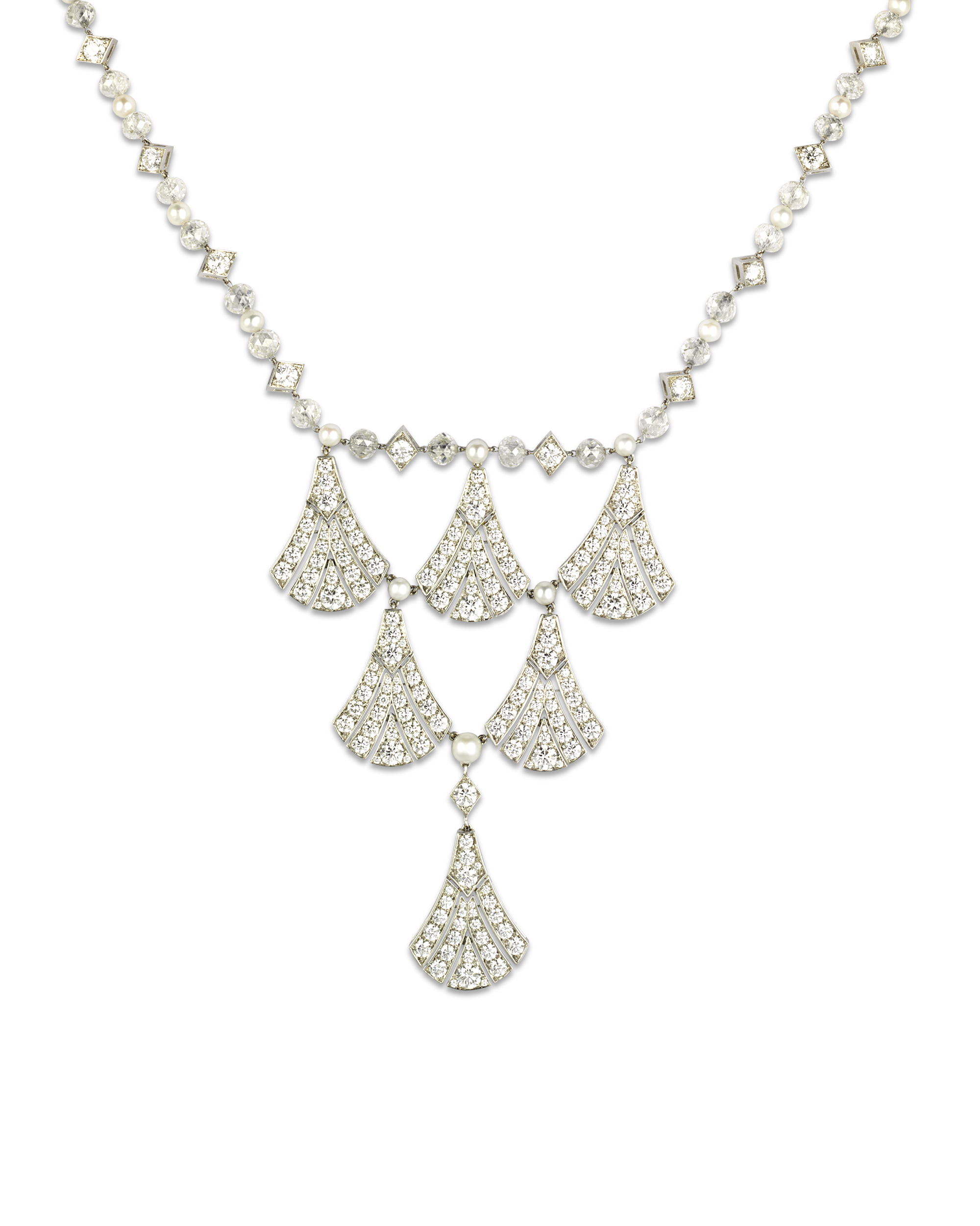 Tiffany & Co. Diamond Lavalier Necklace, 45.64 Carats