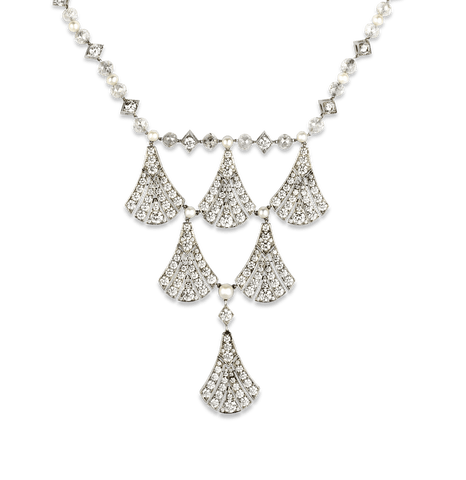 Tiffany & Co. Diamond Lavalier Necklace, 45.64 Carats