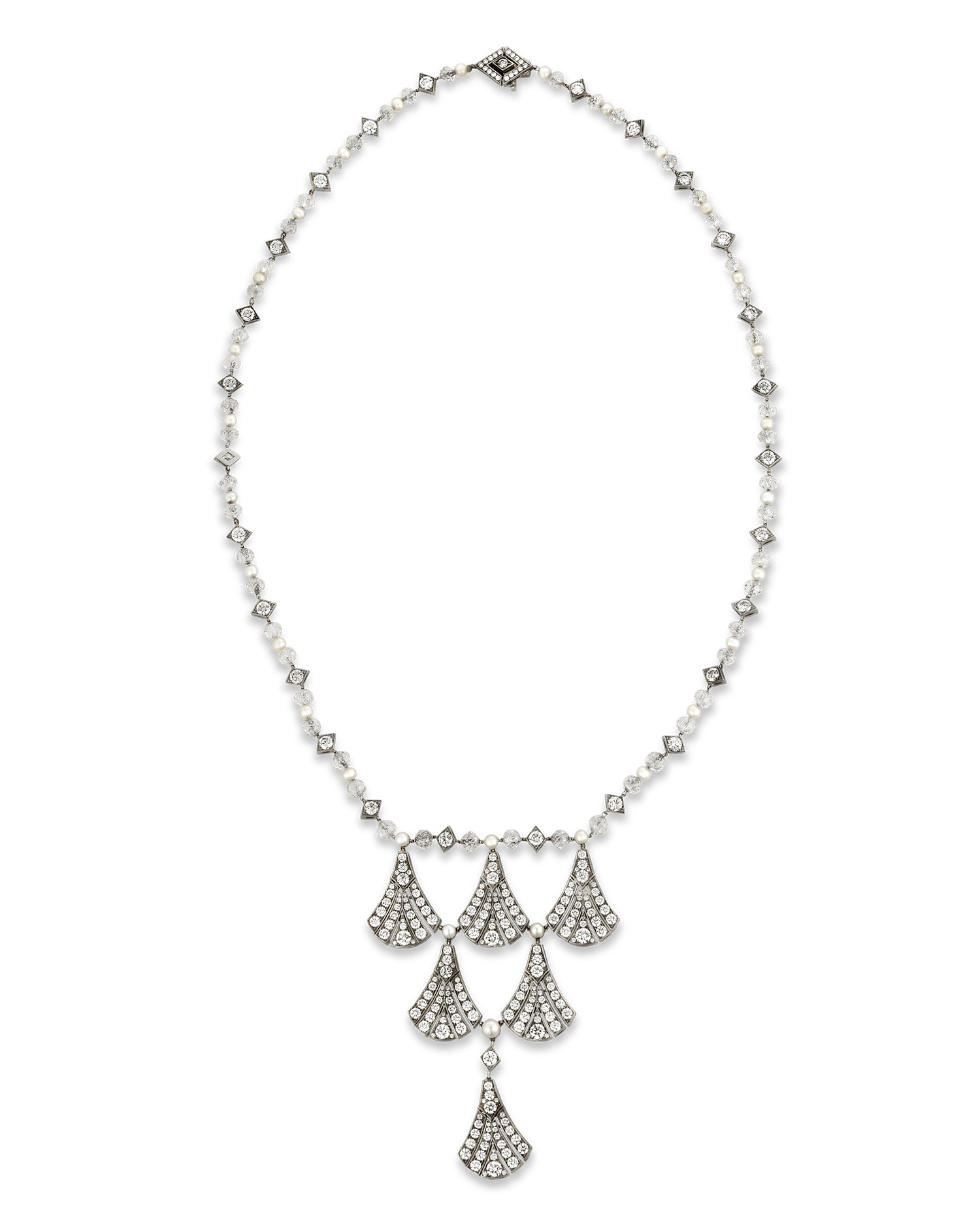 Tiffany & Co. Diamond Lavalier Necklace, 45.64 Carats