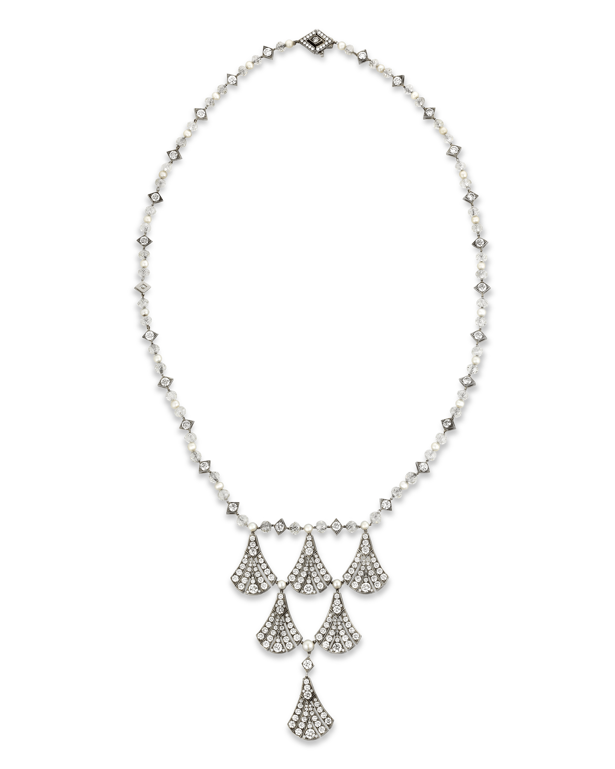 Tiffany & Co. Diamond Lavalier Necklace, 45.64 Carats