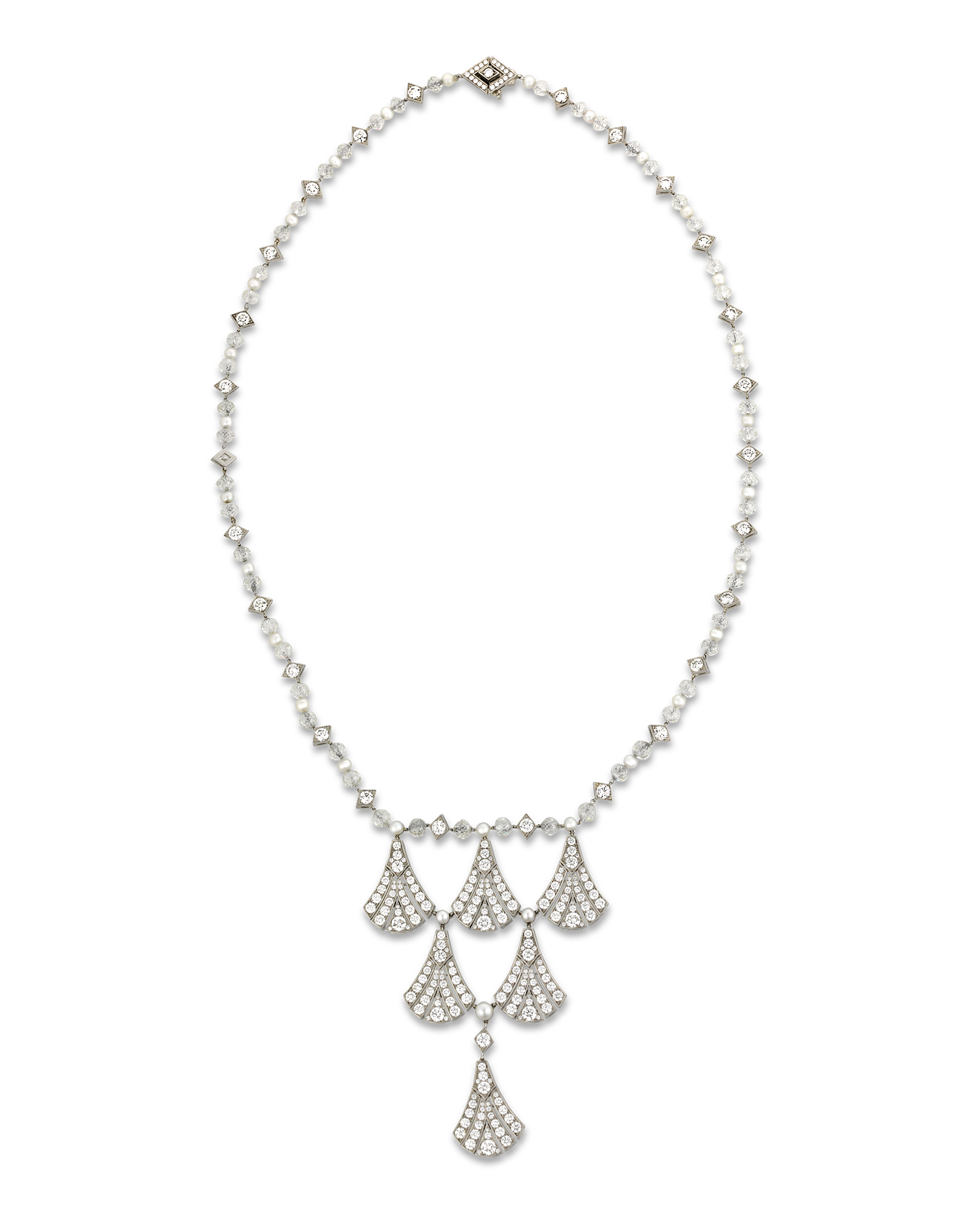 Tiffany & Co. Diamond Lavalier Necklace, 45.64 Carats