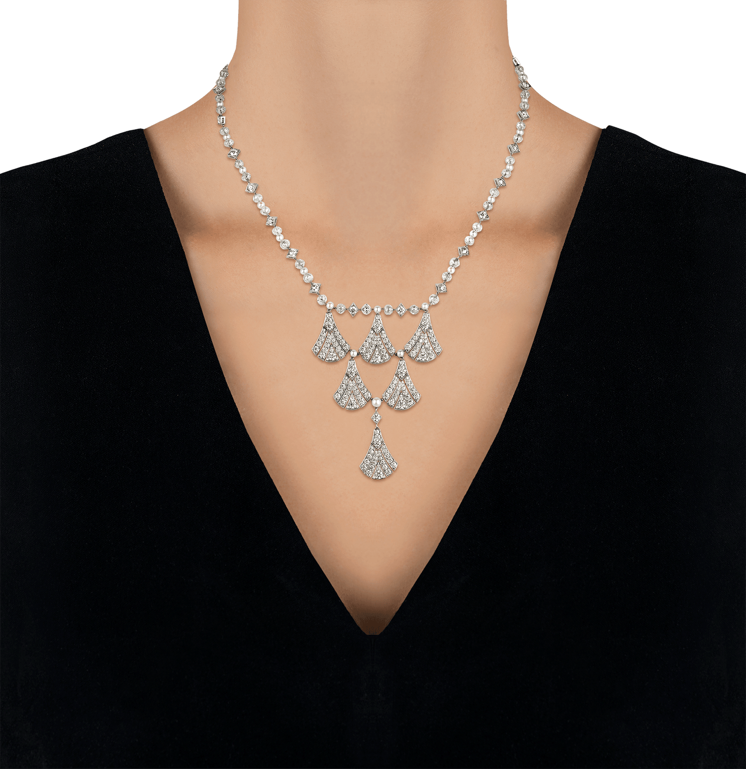 Tiffany & Co. Diamond Lavalier Necklace, 45.64 Carats