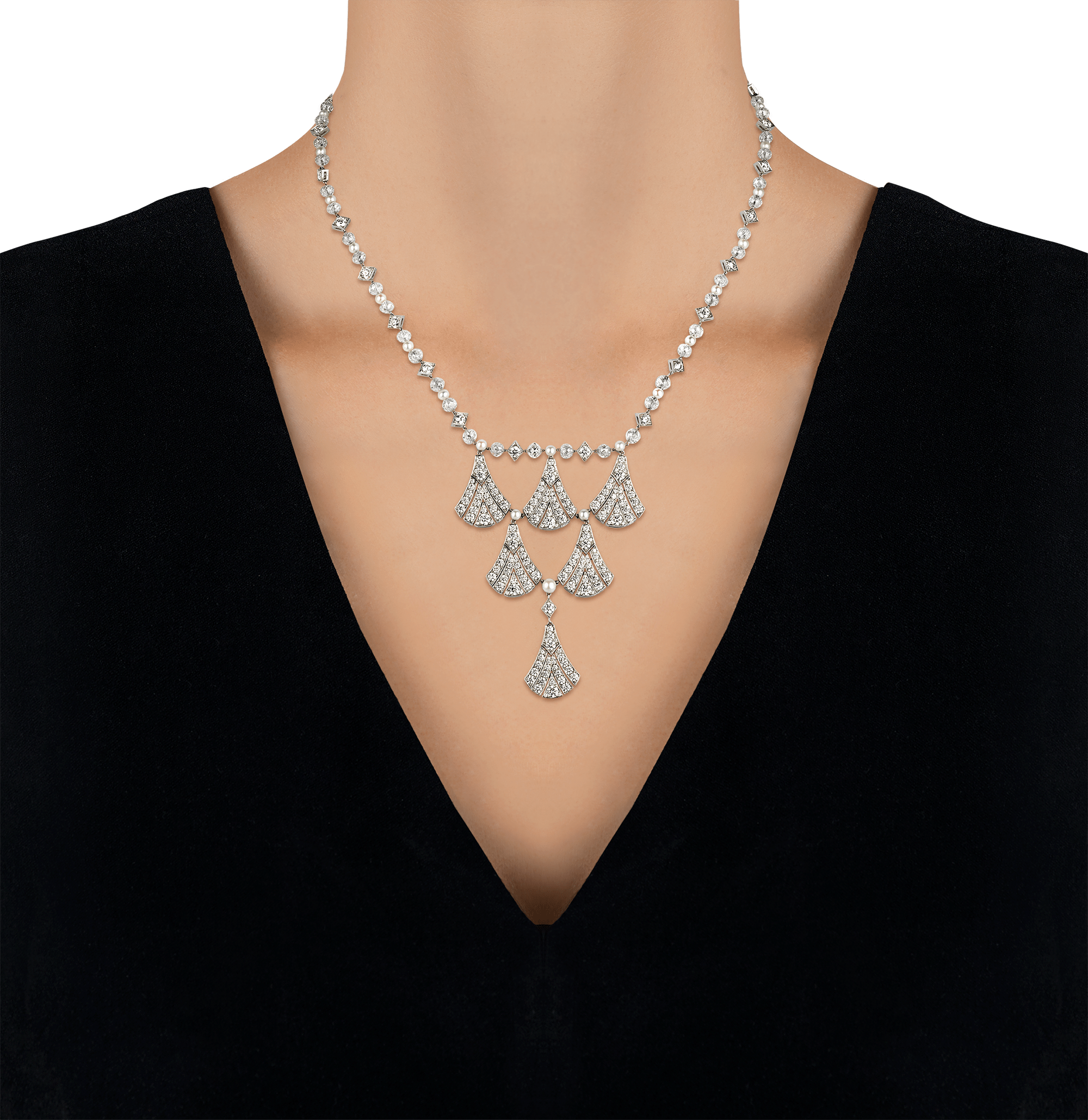 Tiffany & Co. Diamond Lavalier Necklace, 45.64 Carats