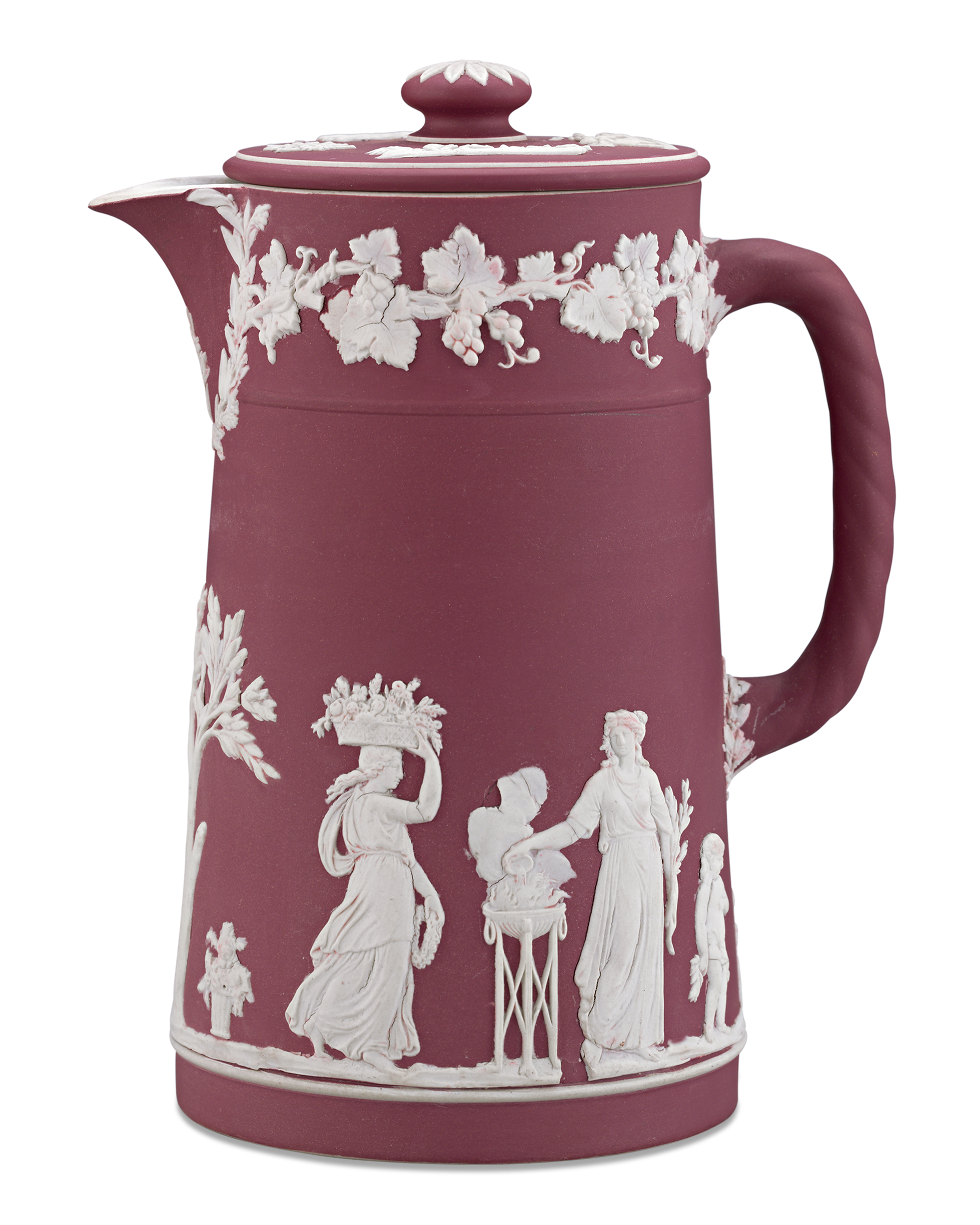 Wedgwood Crimson Jasperware Pitcher