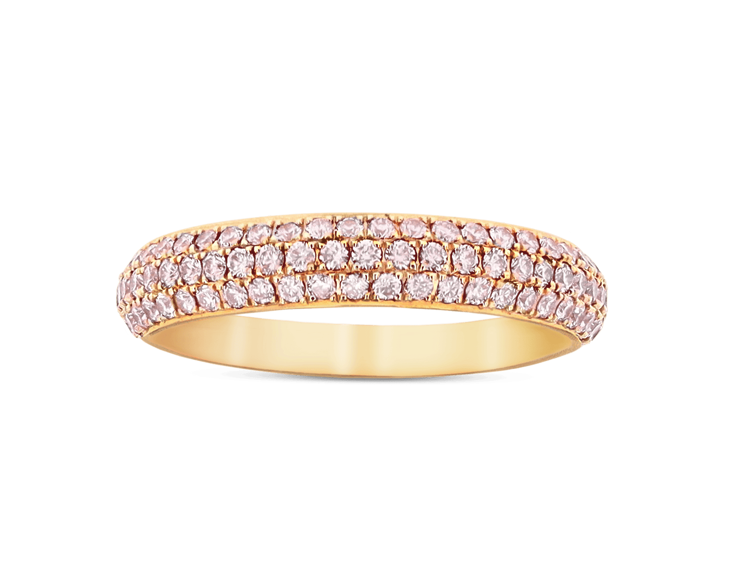Pink Diamond Eternity Band, 1.29 Carats