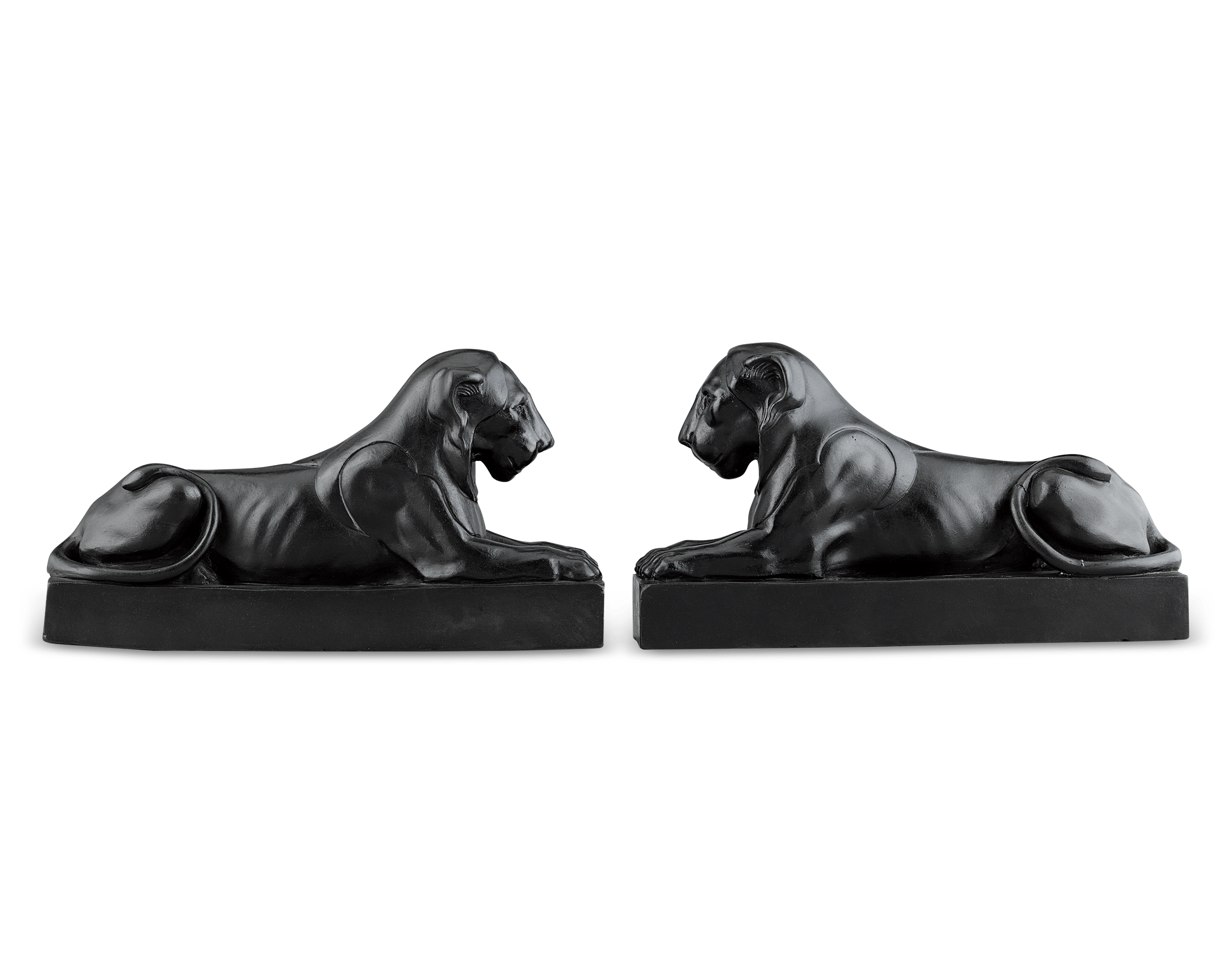 Wedgwood Black Basalt Lions