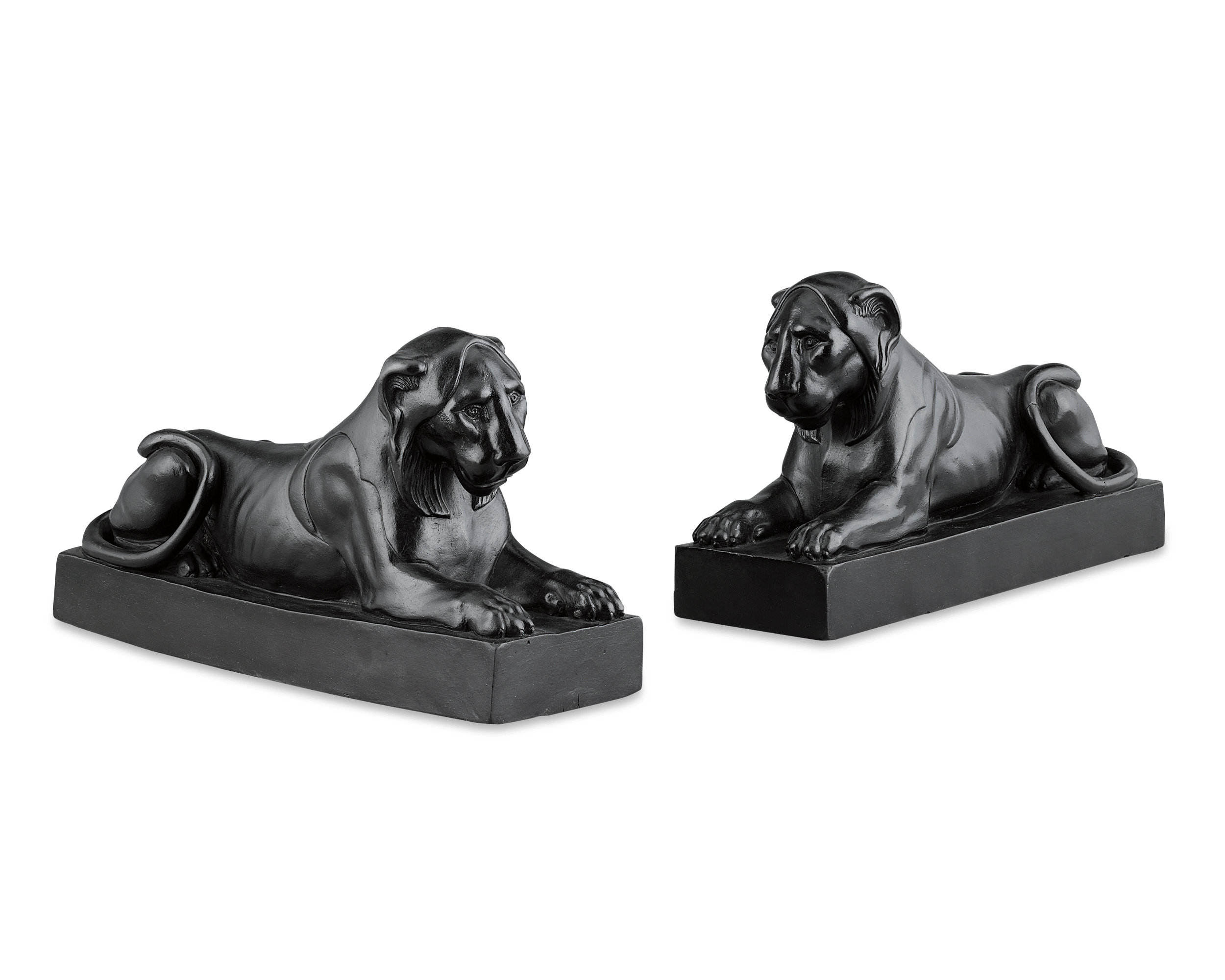 Wedgwood Black Basalt Lions