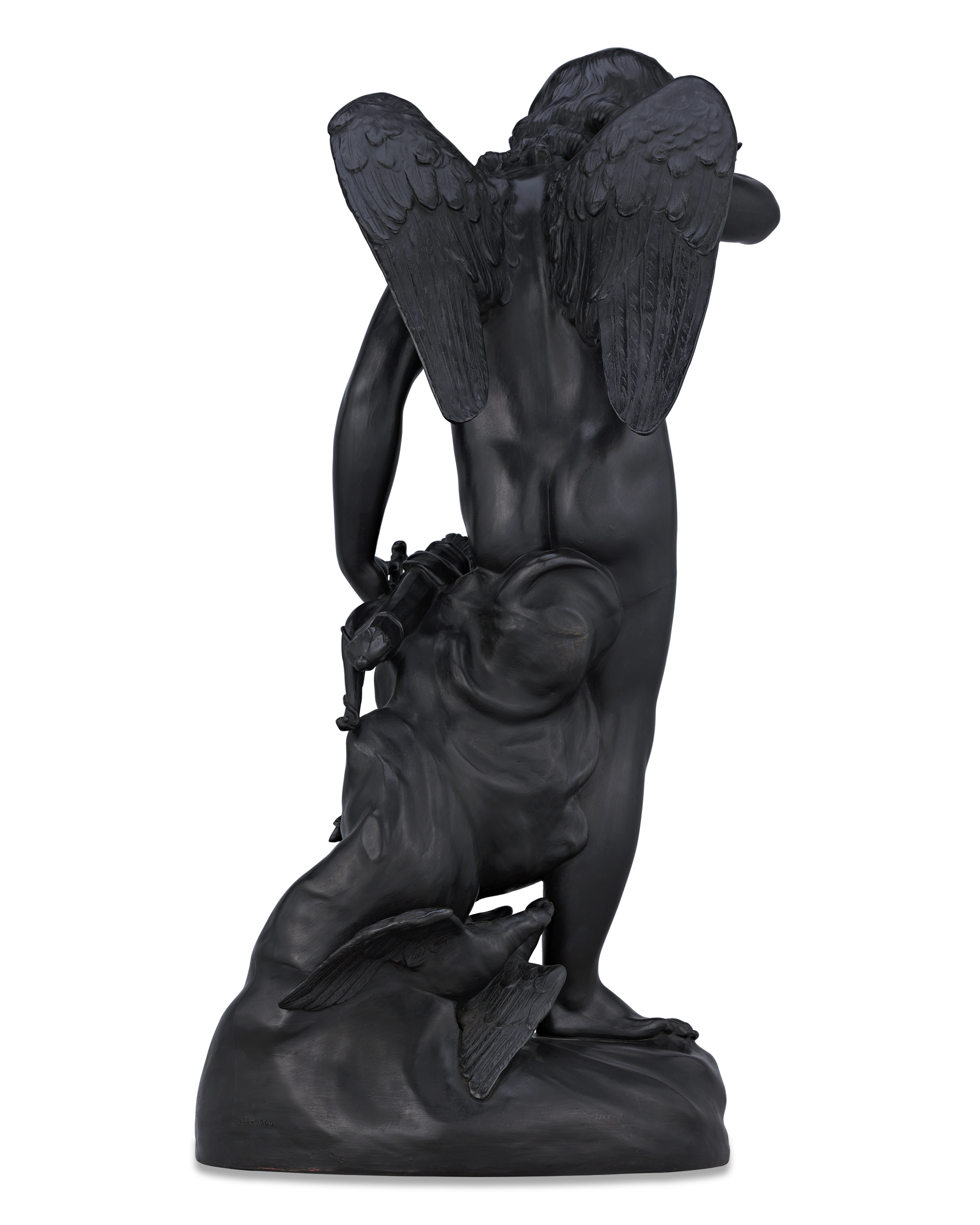 Wedgwood Black Basalt Figure of Cupid