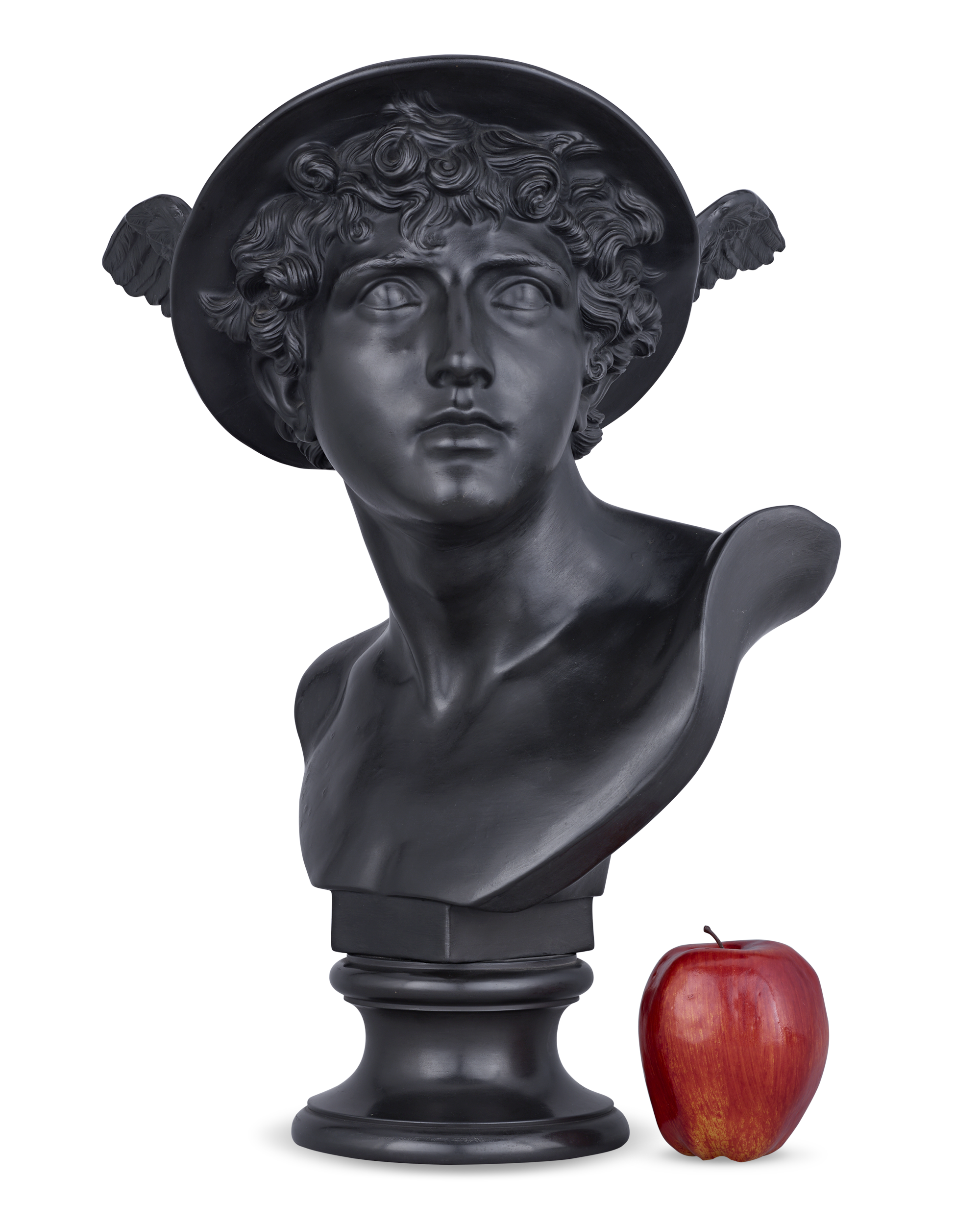 Wedgwood Black Basalt Bust of Mercury