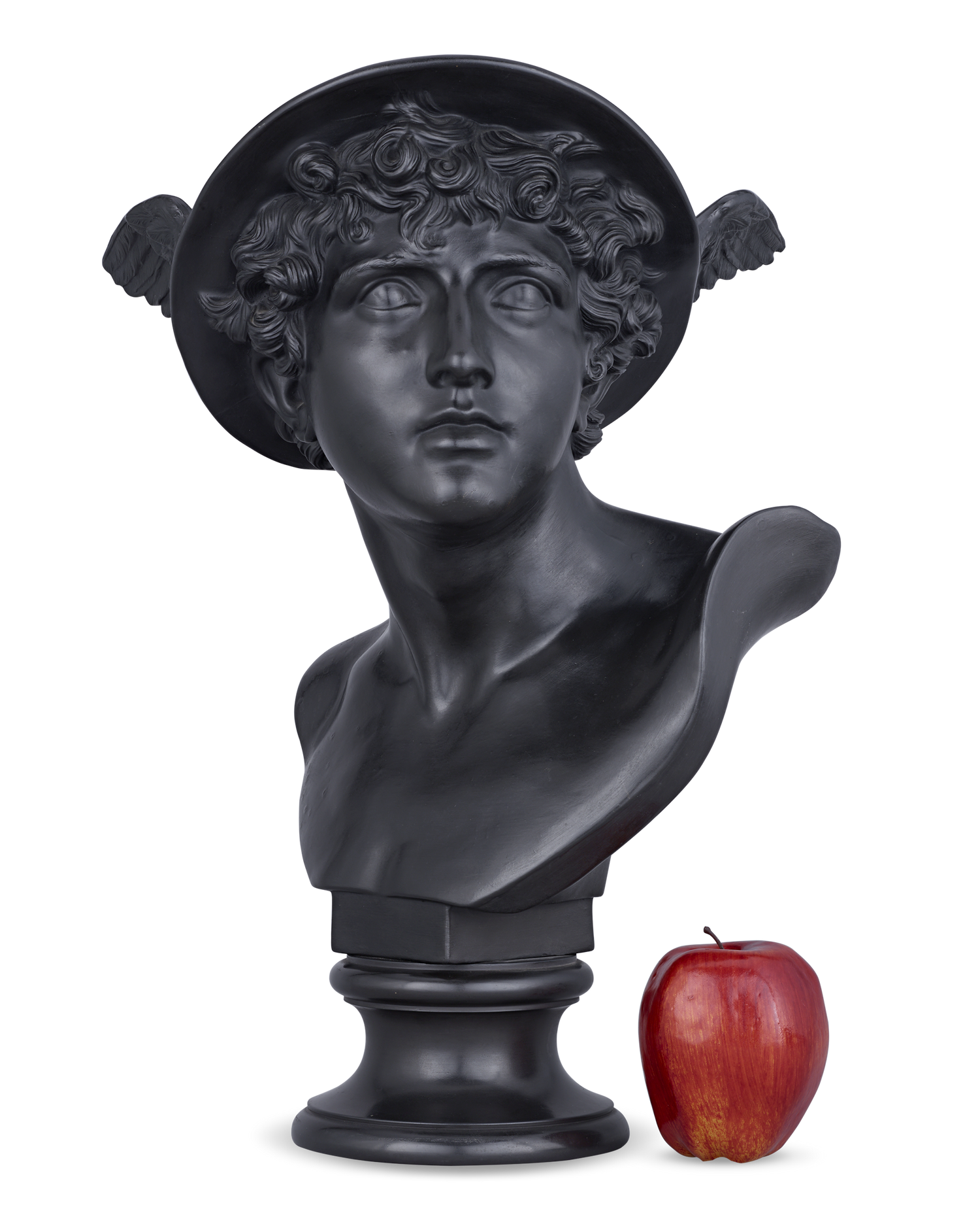 Wedgwood Black Basalt Bust of Mercury