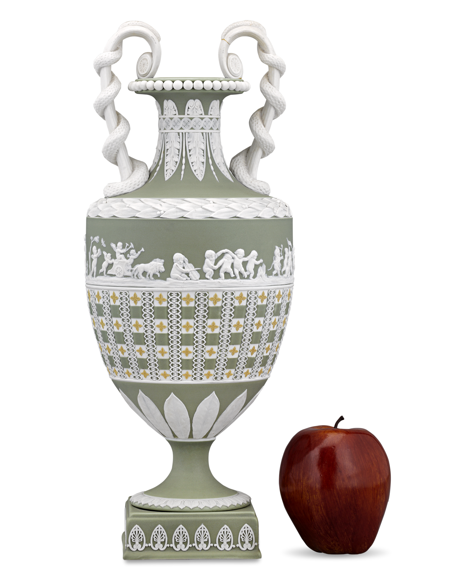 Wedgwood Diceware Snake Handled Vase