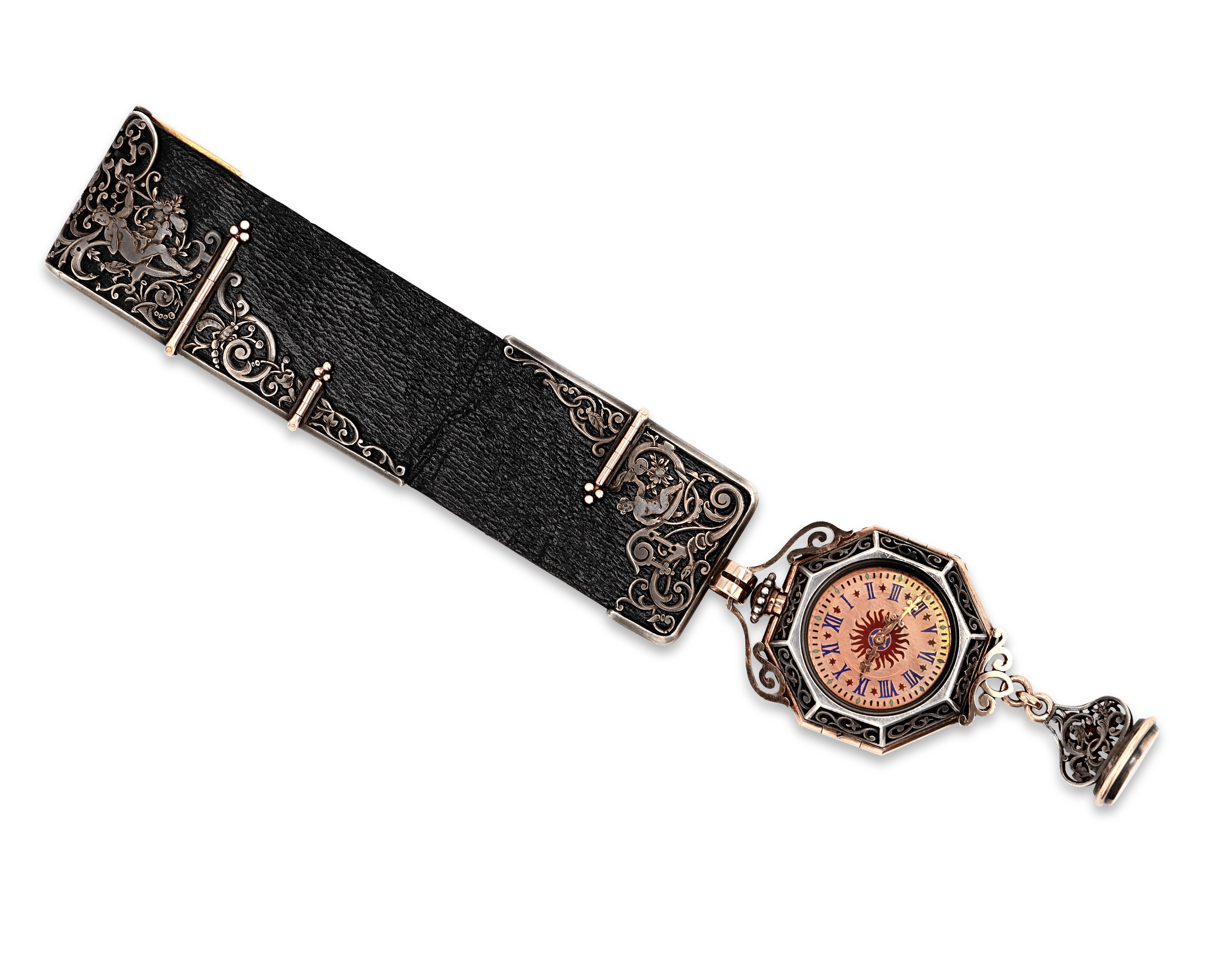 Renaissance Revival Watch and Chatelaine by Boucheron